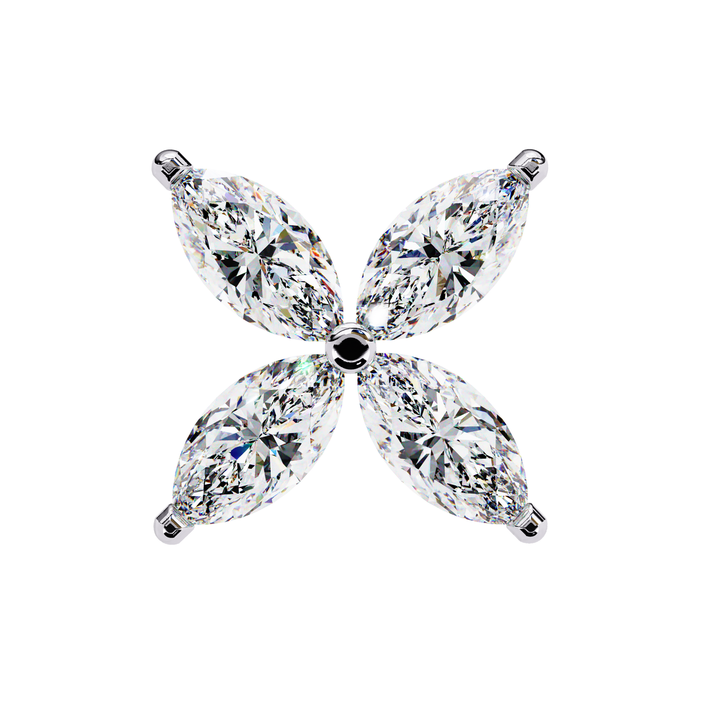Marquise Diamond Earring