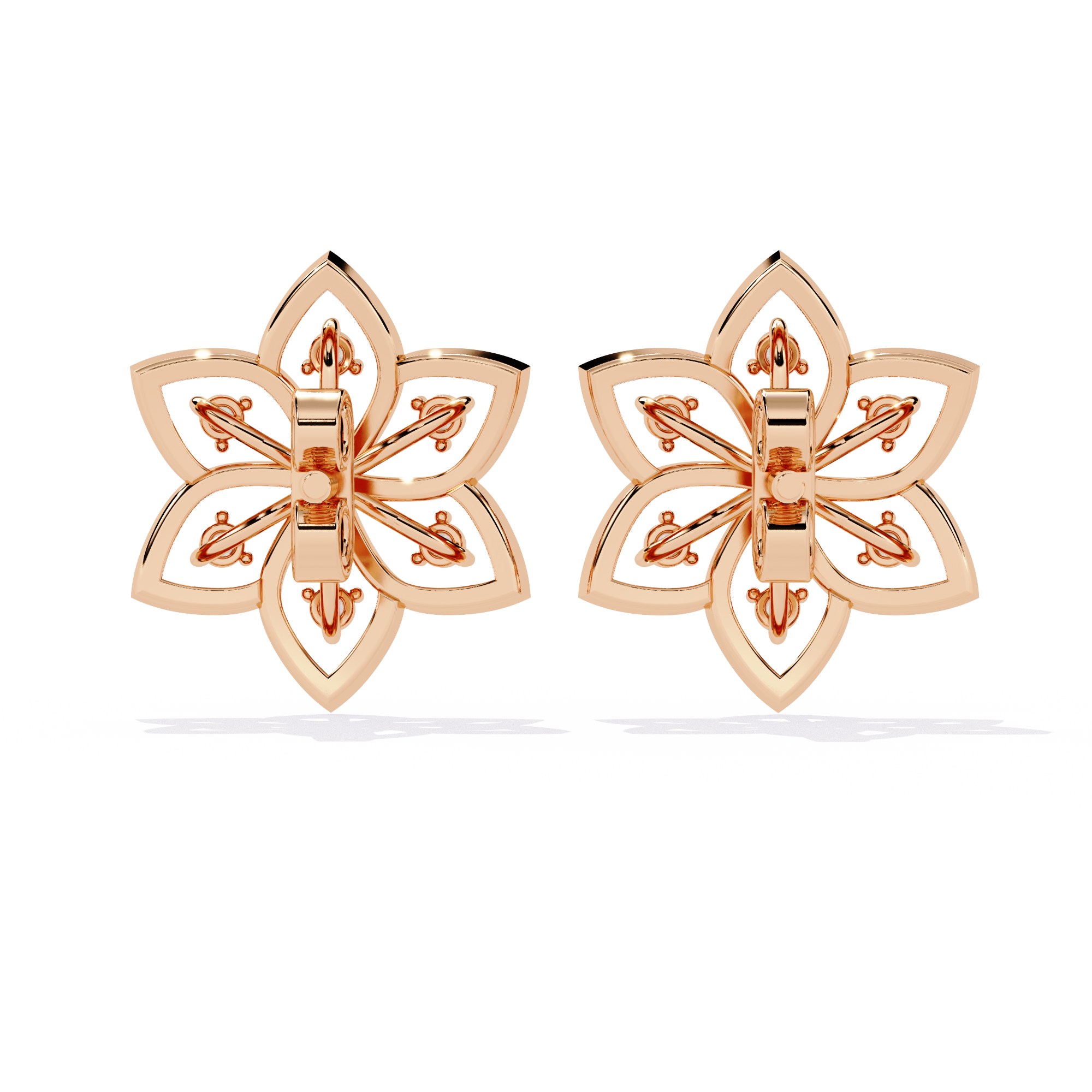 Pretty Petals Diamond Studs