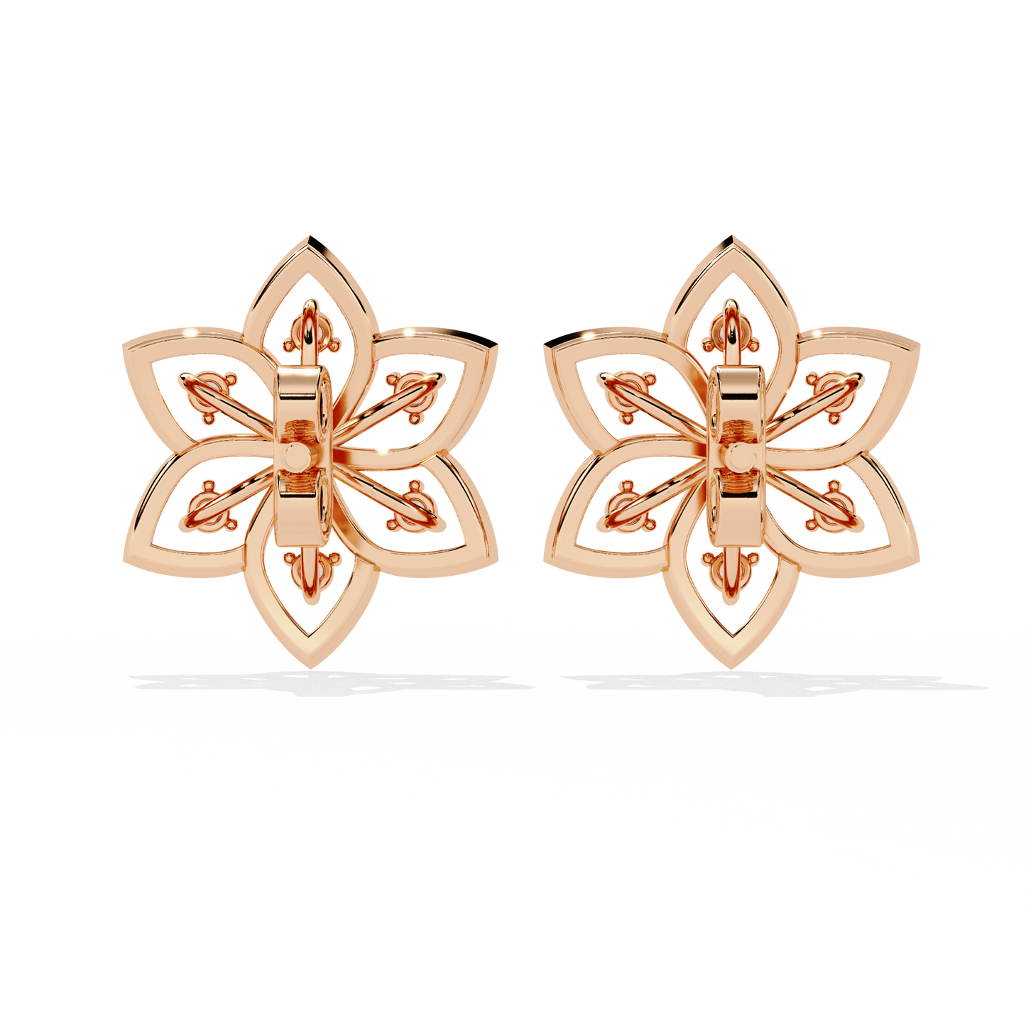 Pretty Petals Diamond Studs