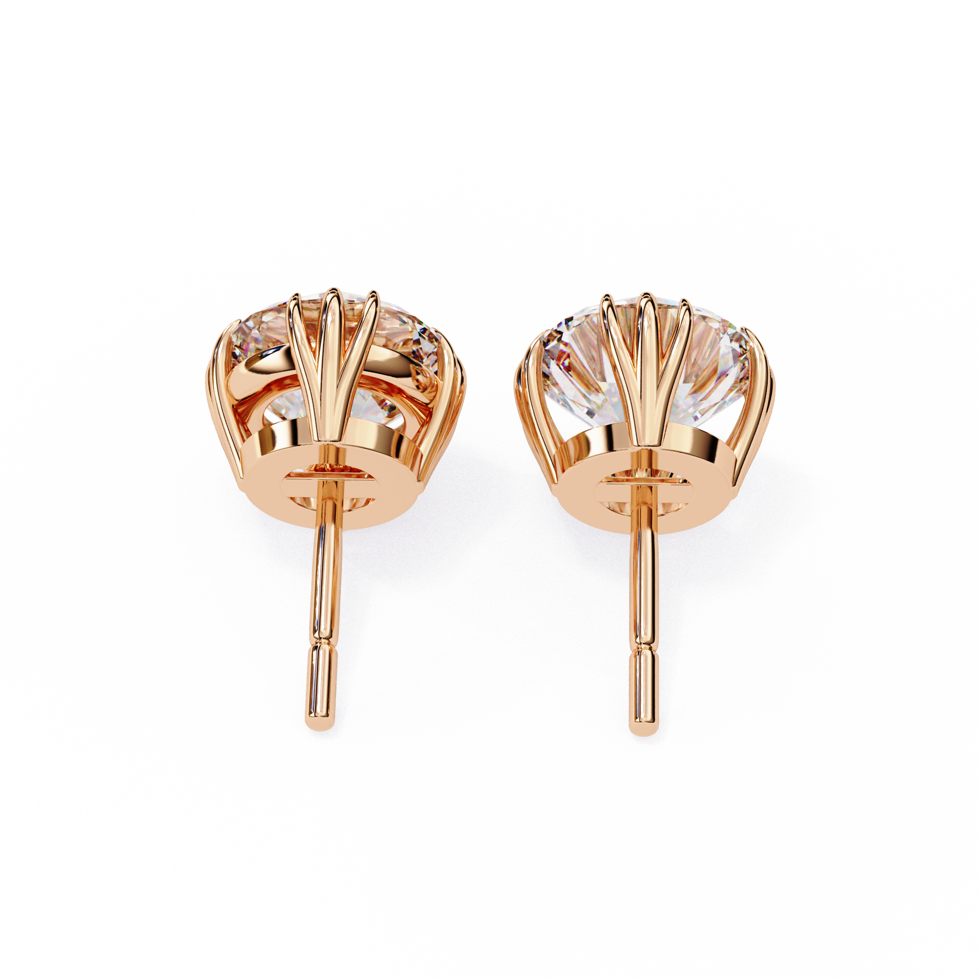 Trinity 2-carat Diamond Studs
