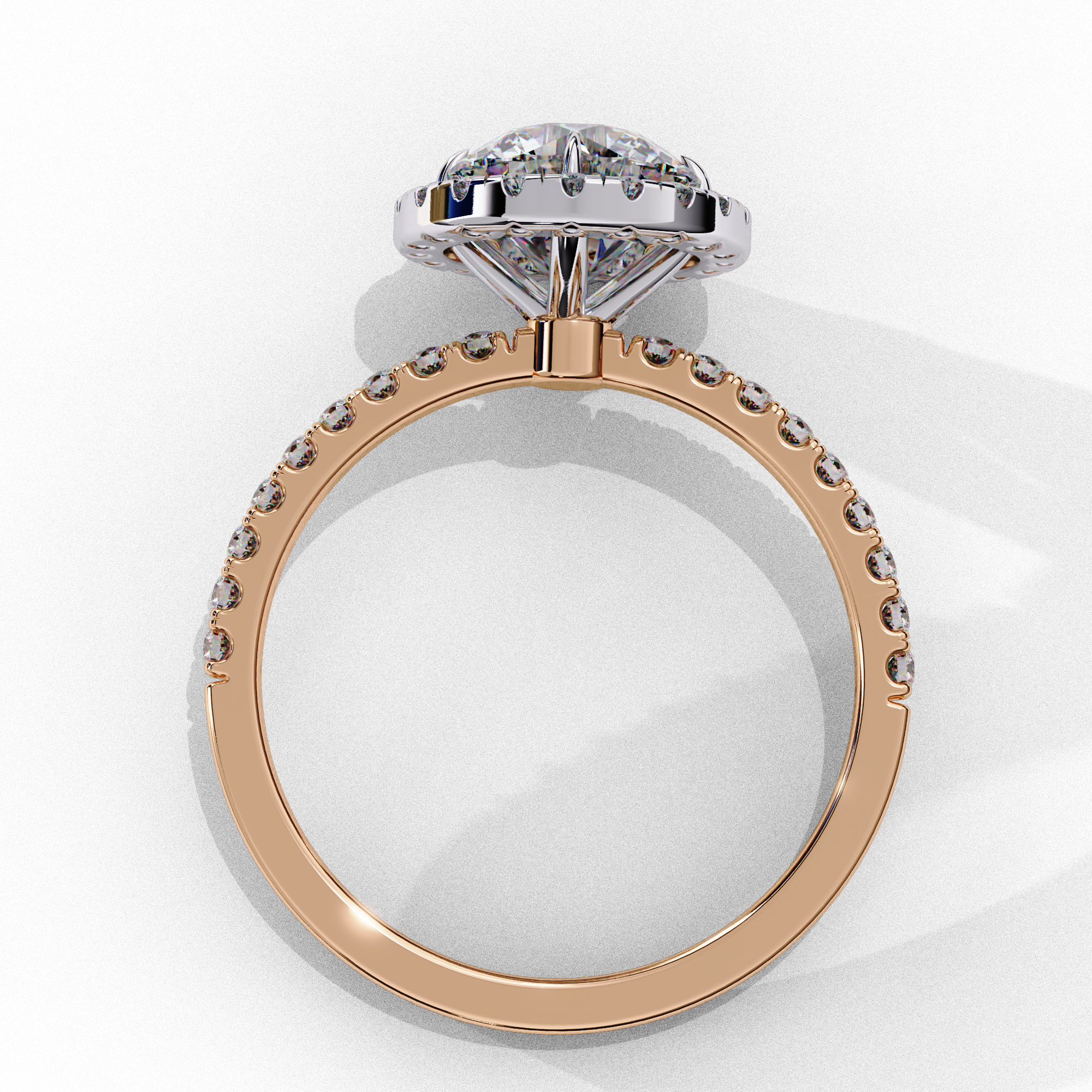 Round Halo Ring