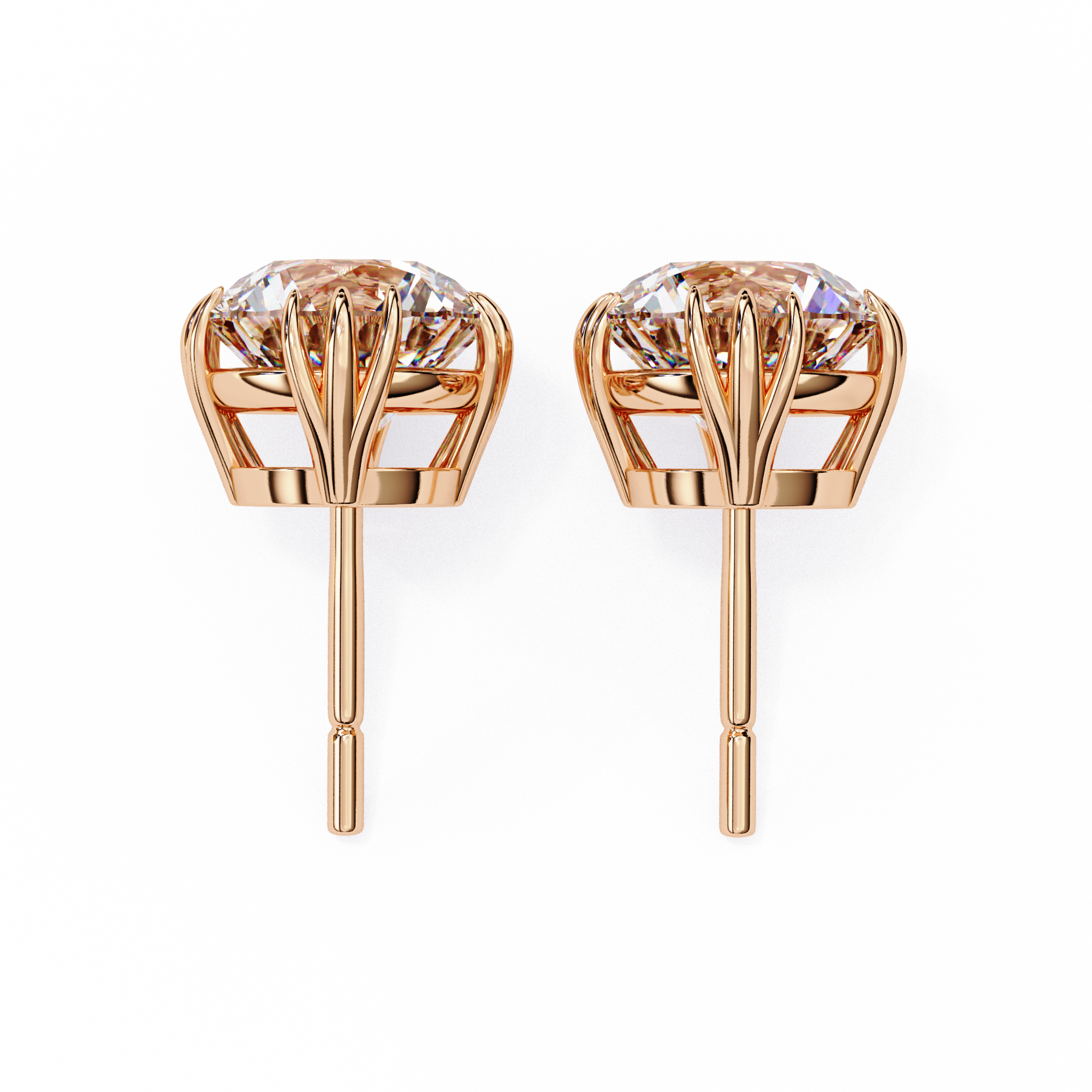 Trinity 2-carat Diamond Studs