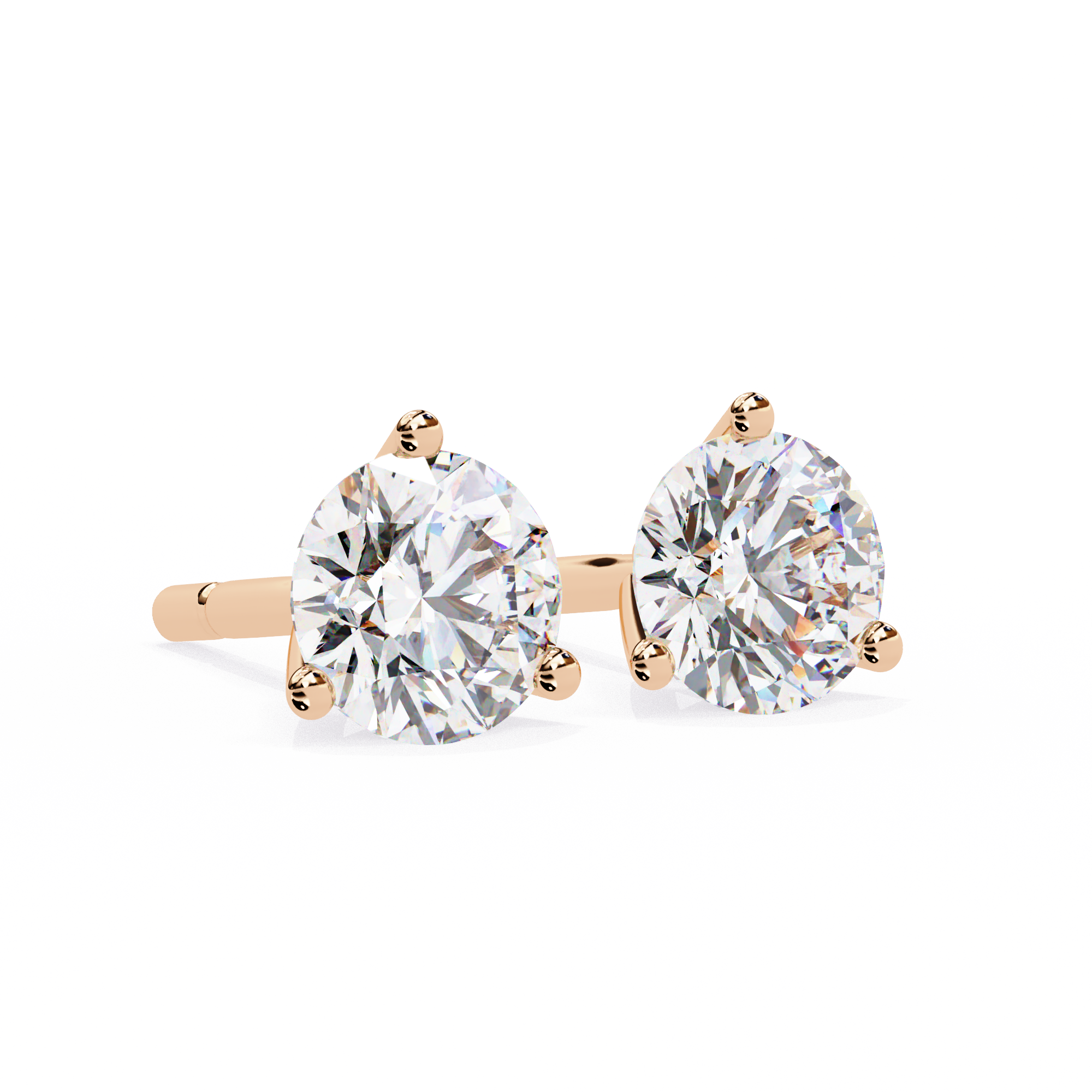 ROUND STUD EARRING