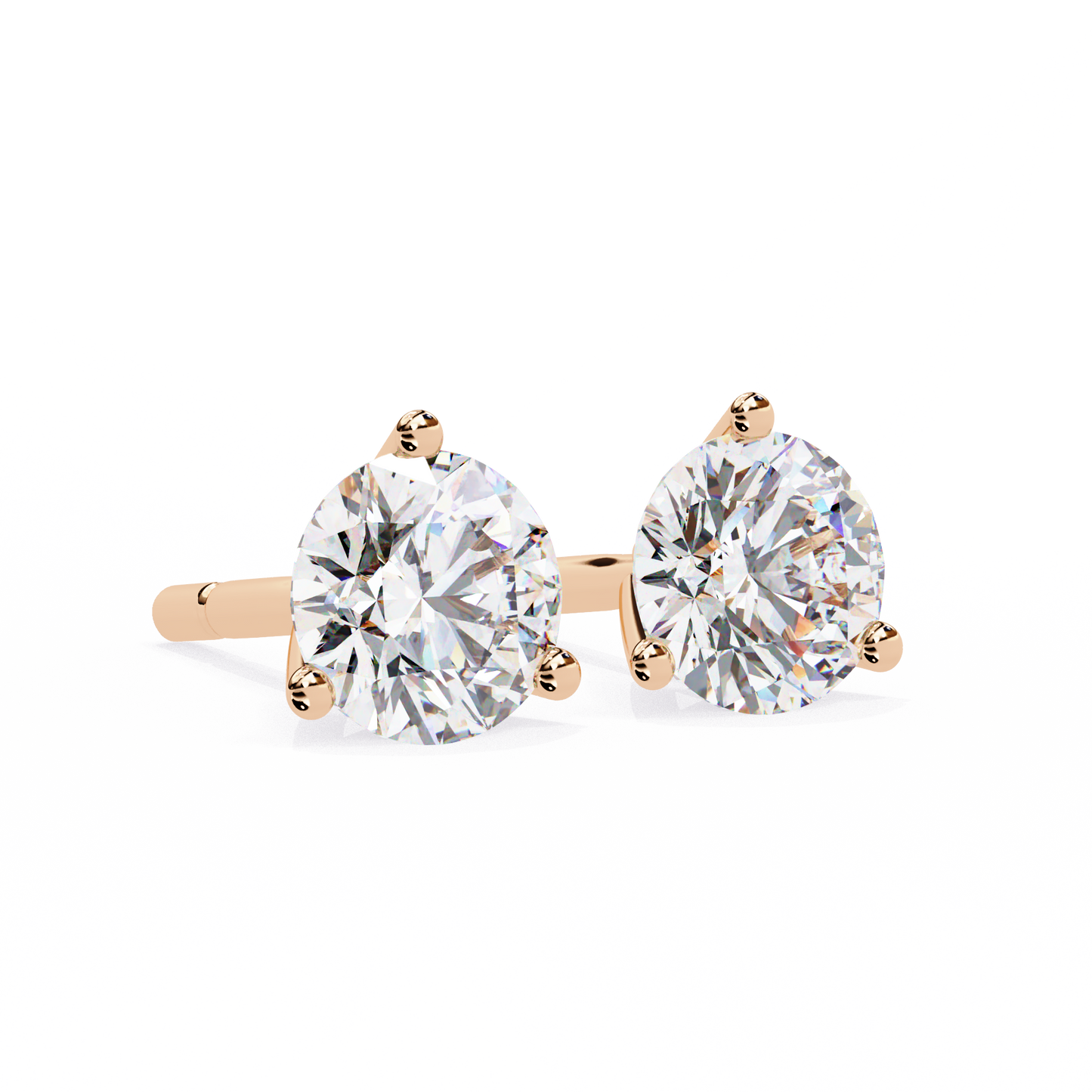 ROUND STUD EARRING