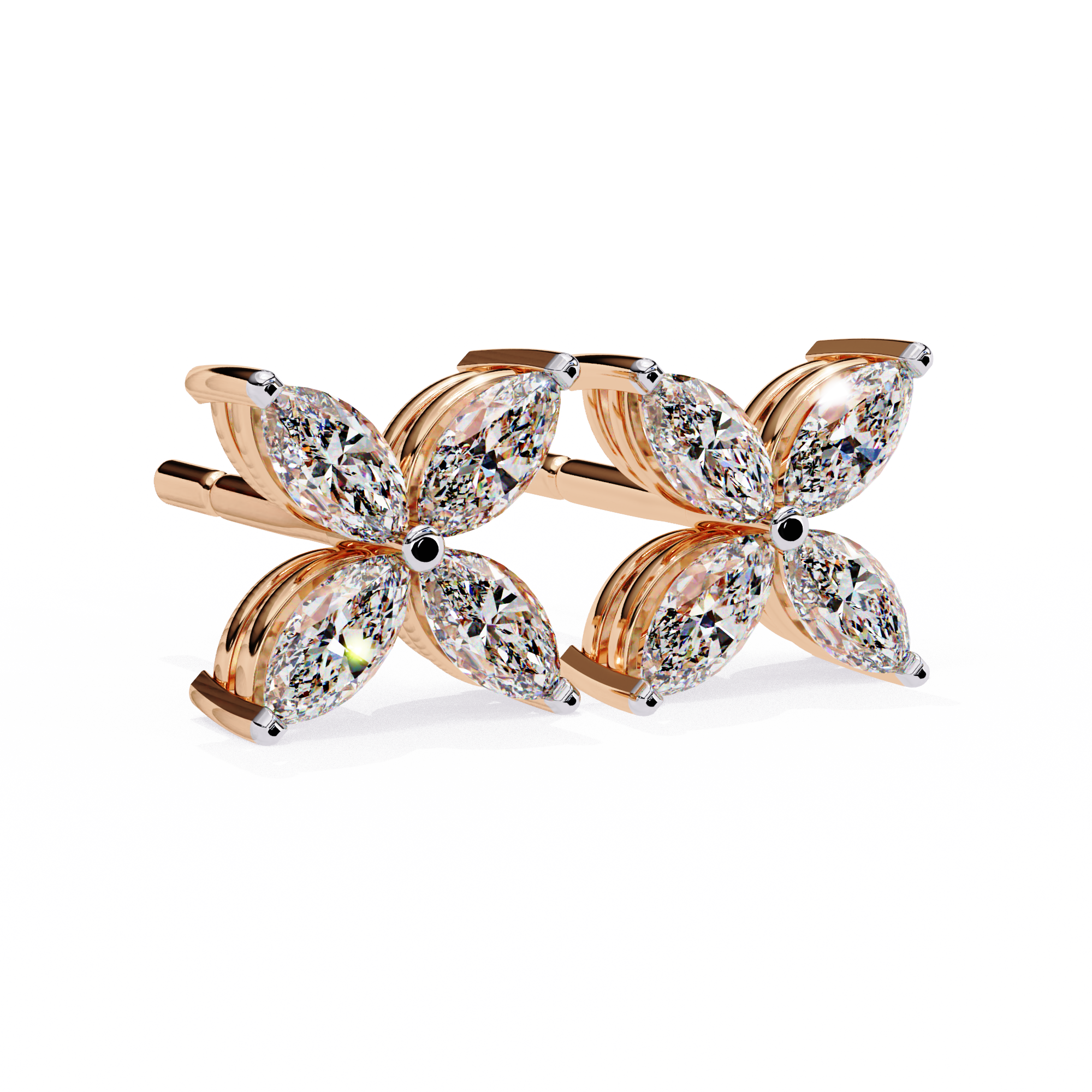 Marquise Diamond Earring