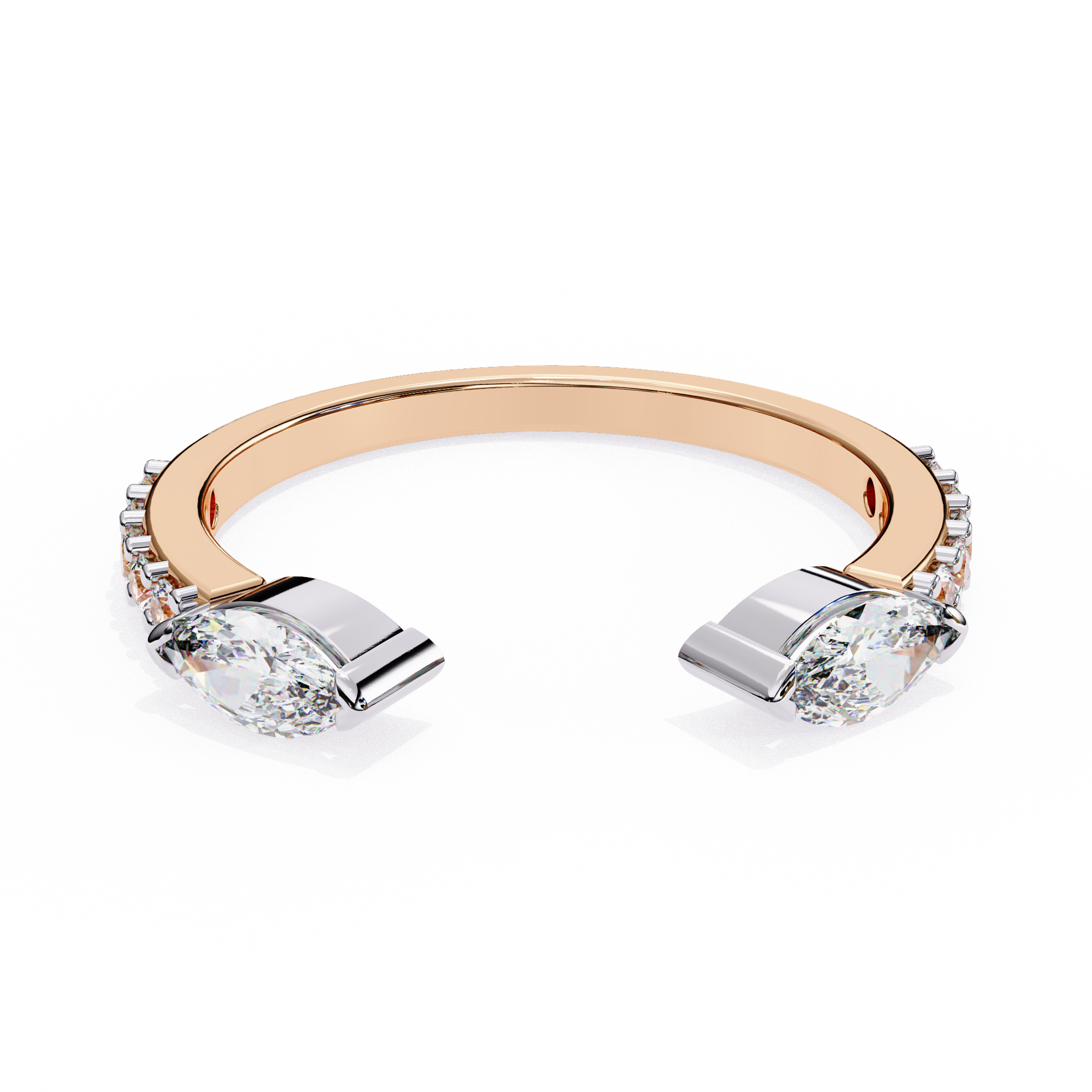 Pear cut Lab grown diamond eternity