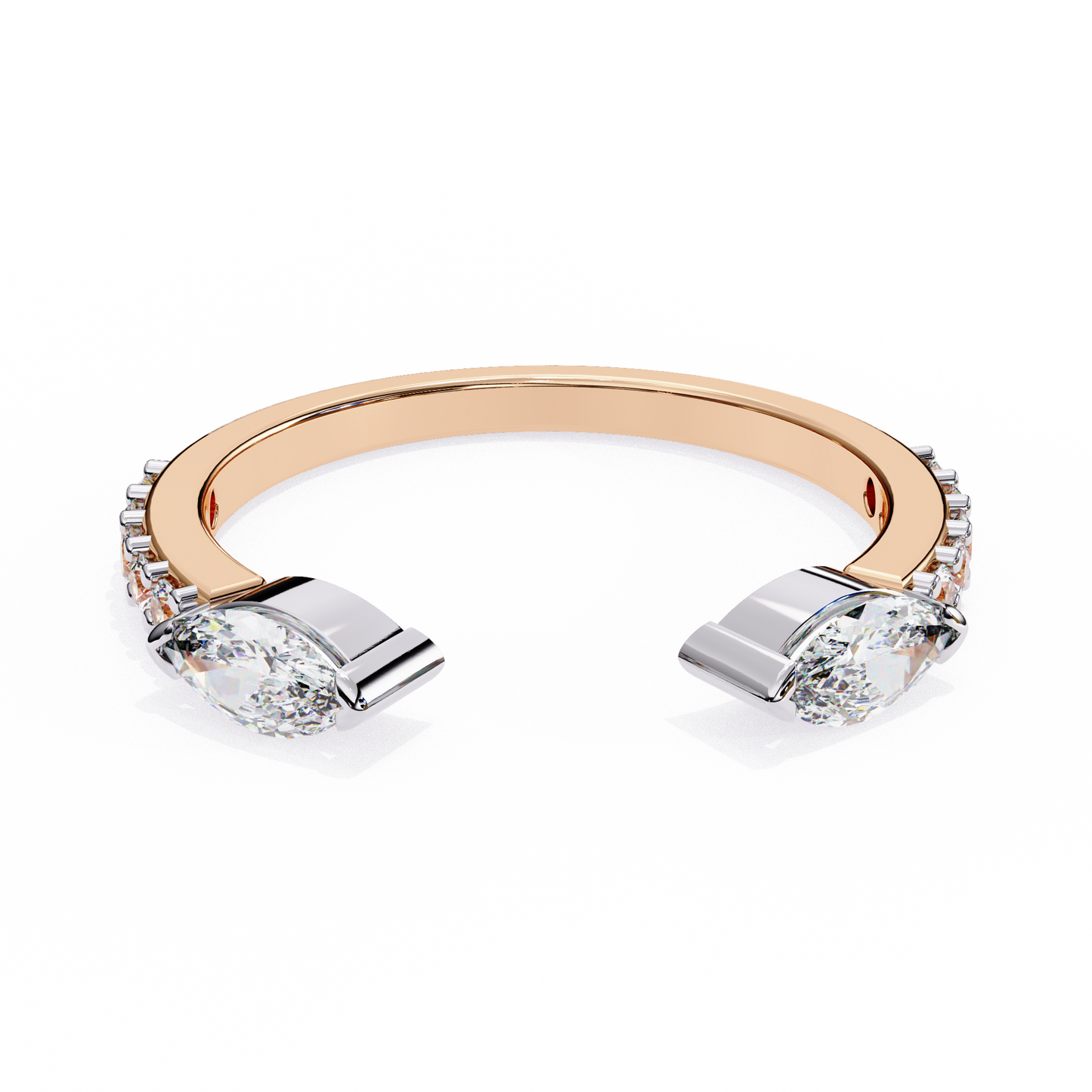 Pear cut Lab grown diamond eternity
