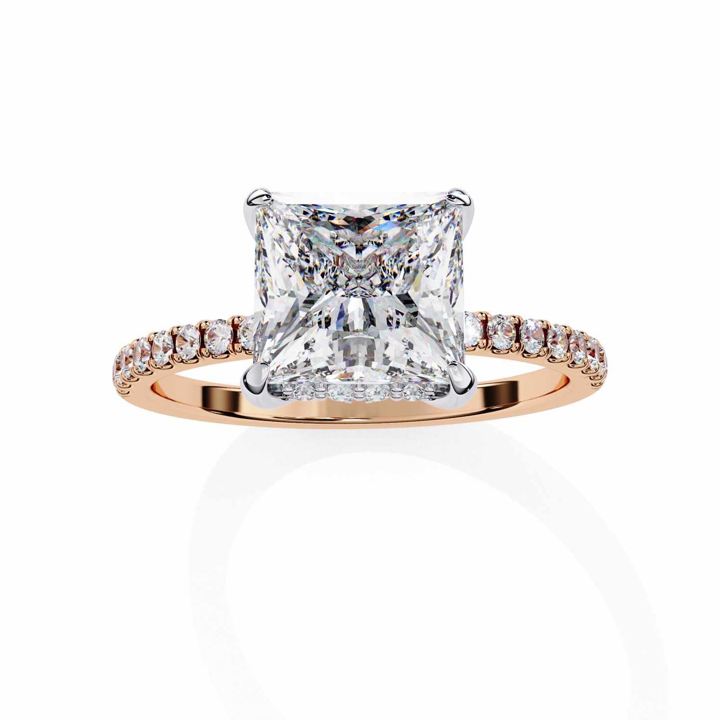 Princess cut Lab Grown Diamond Diamond