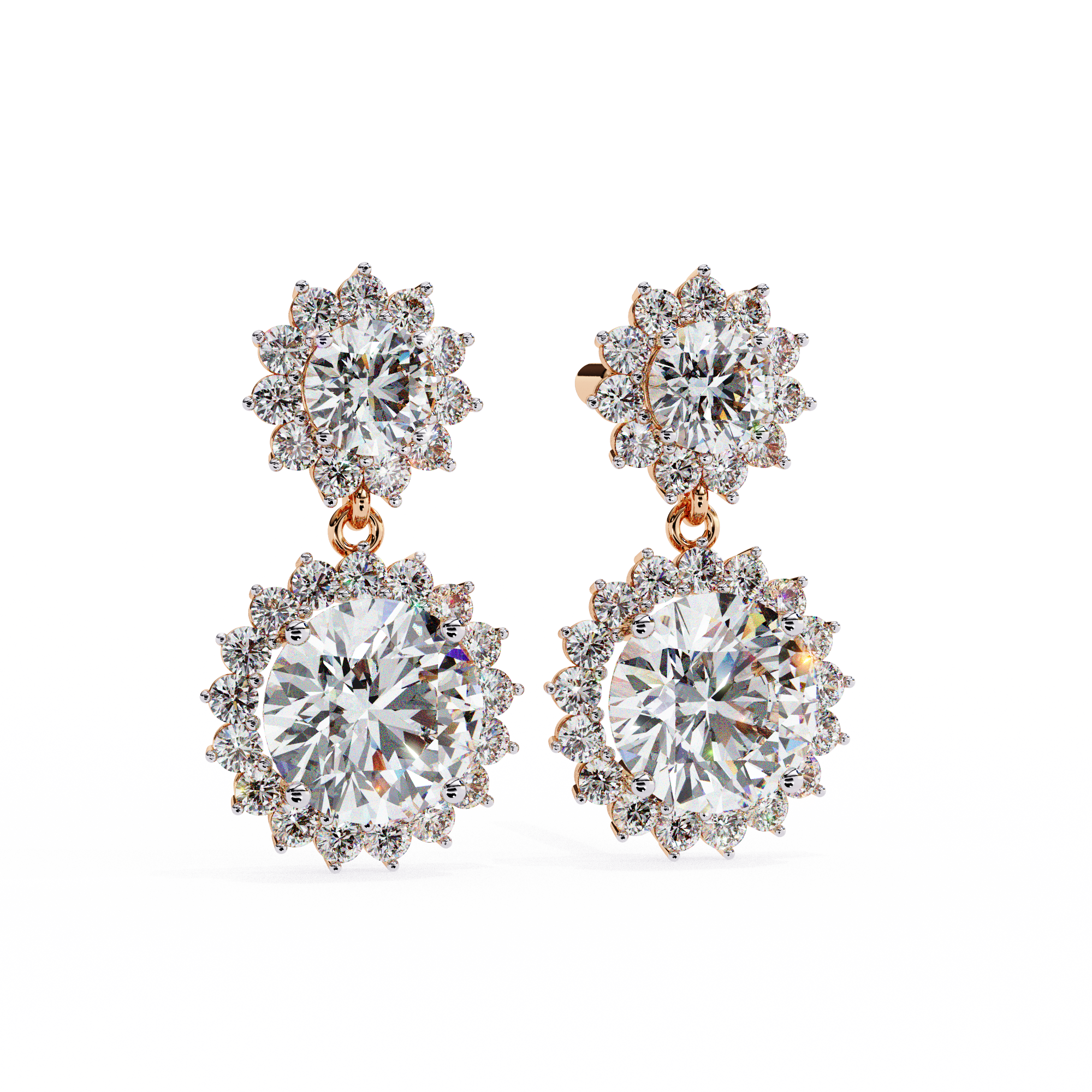 Floral Cluster Earrings