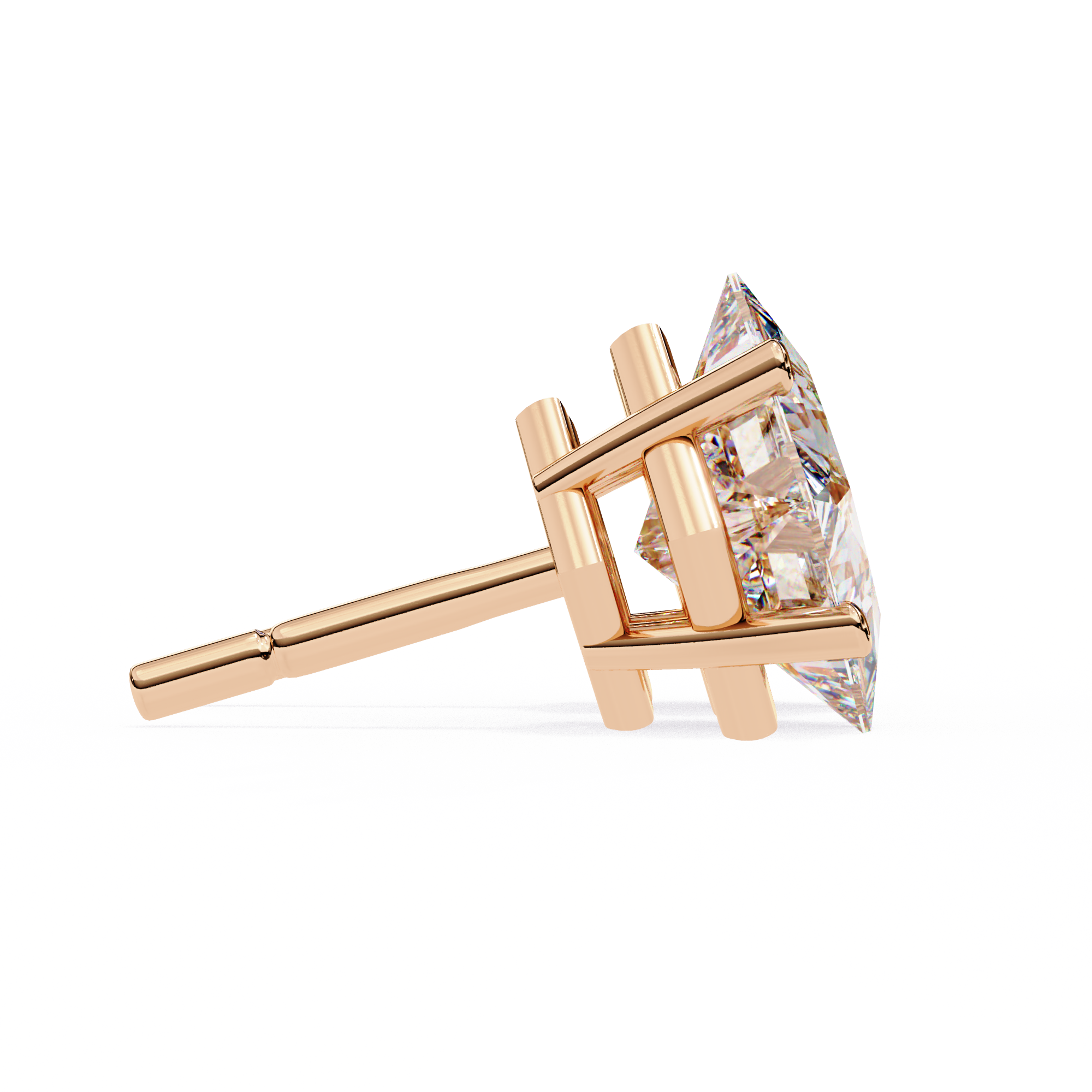 Princess Diamond Earrings