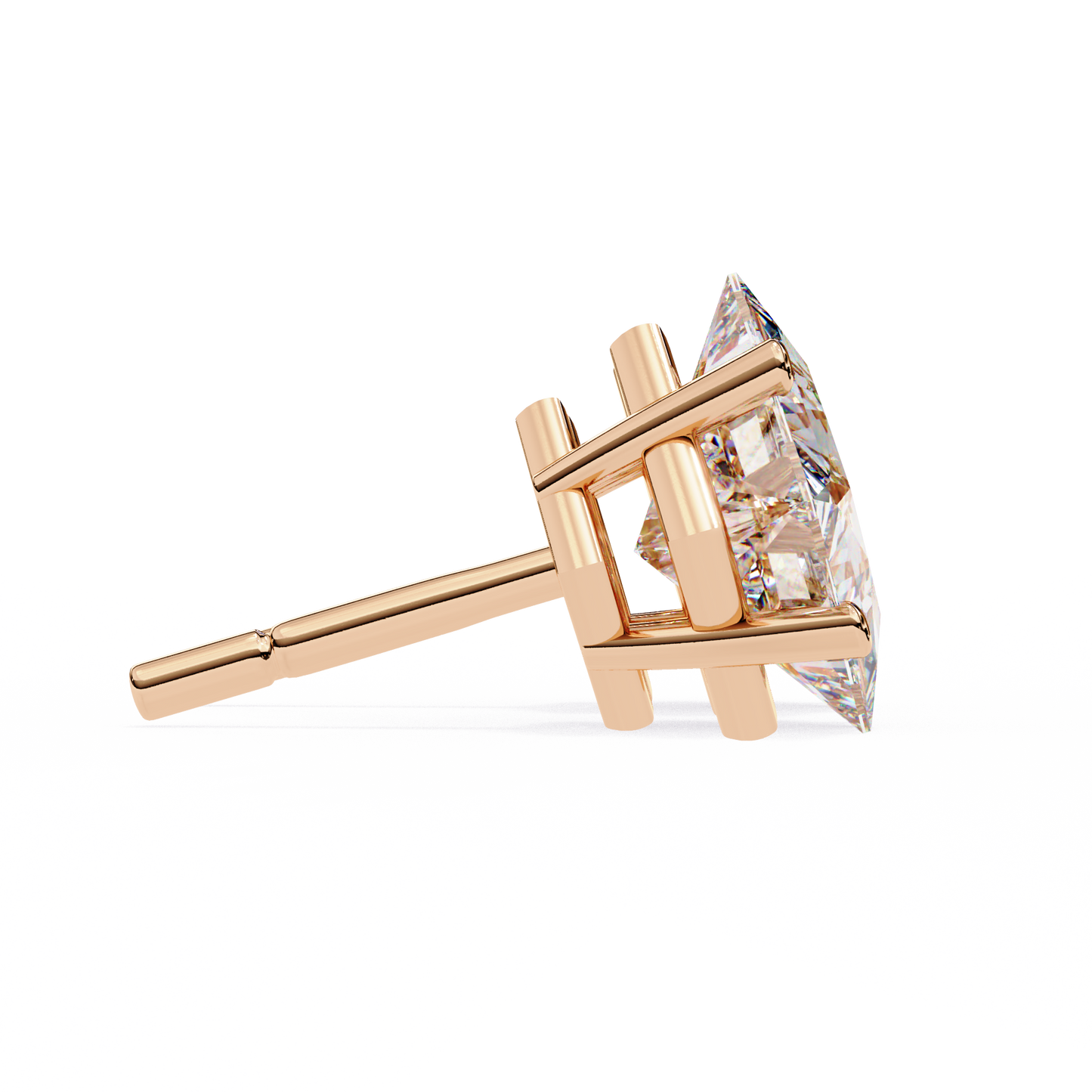Princess Diamond Earrings