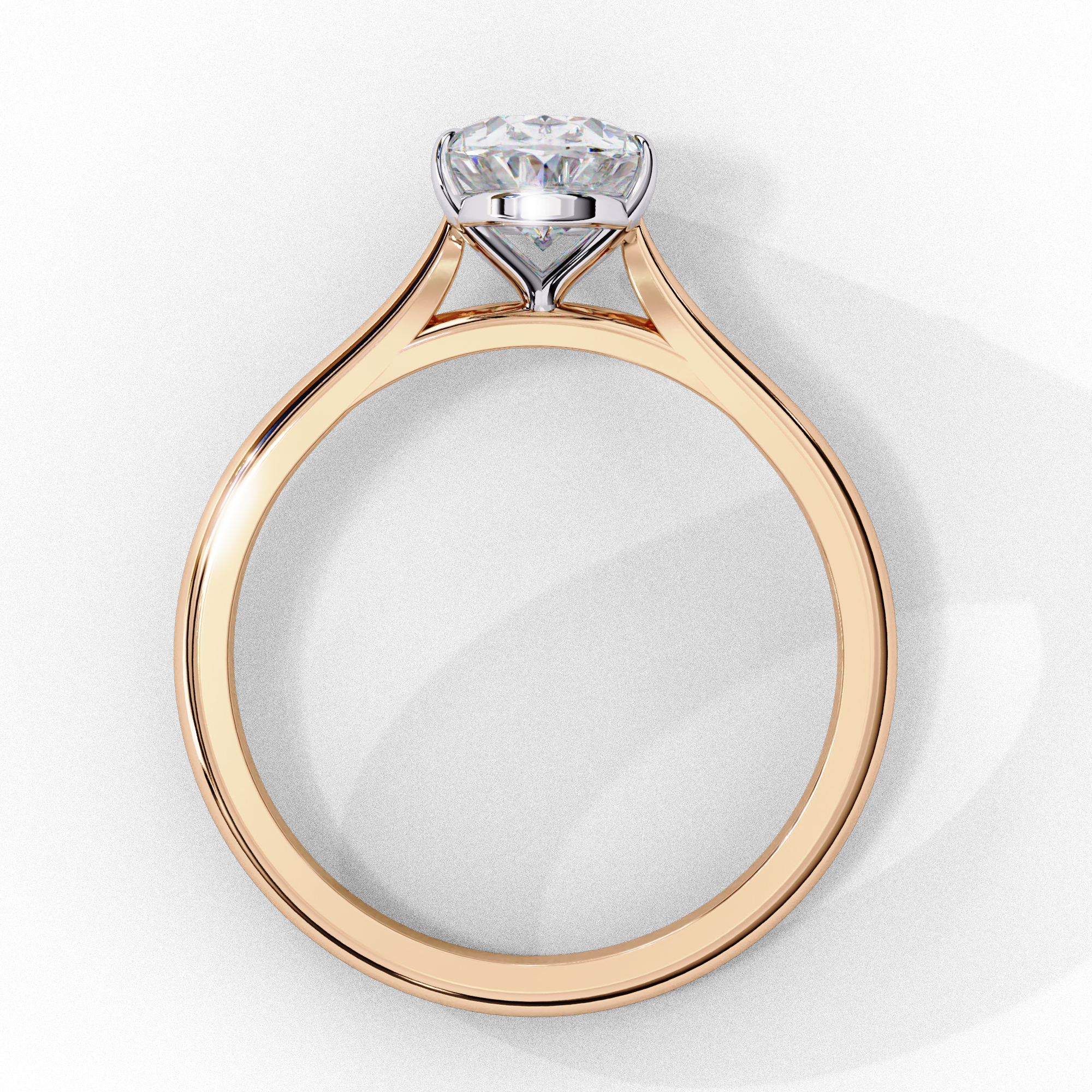 Regal Oval Solitaire Ring