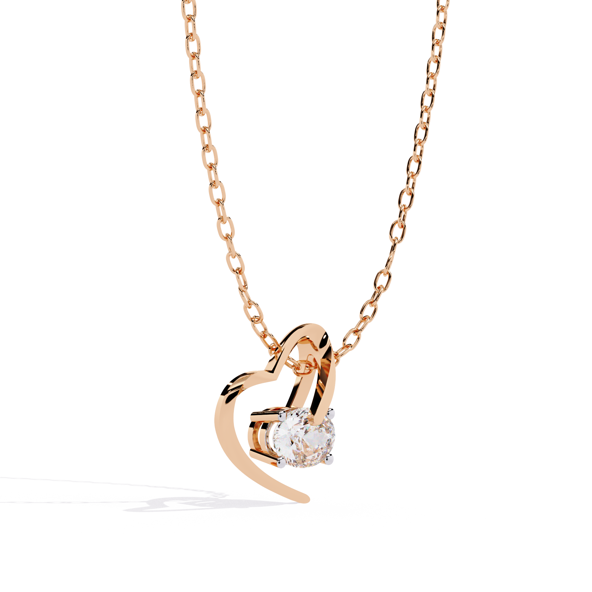 Oval Heart Pendant