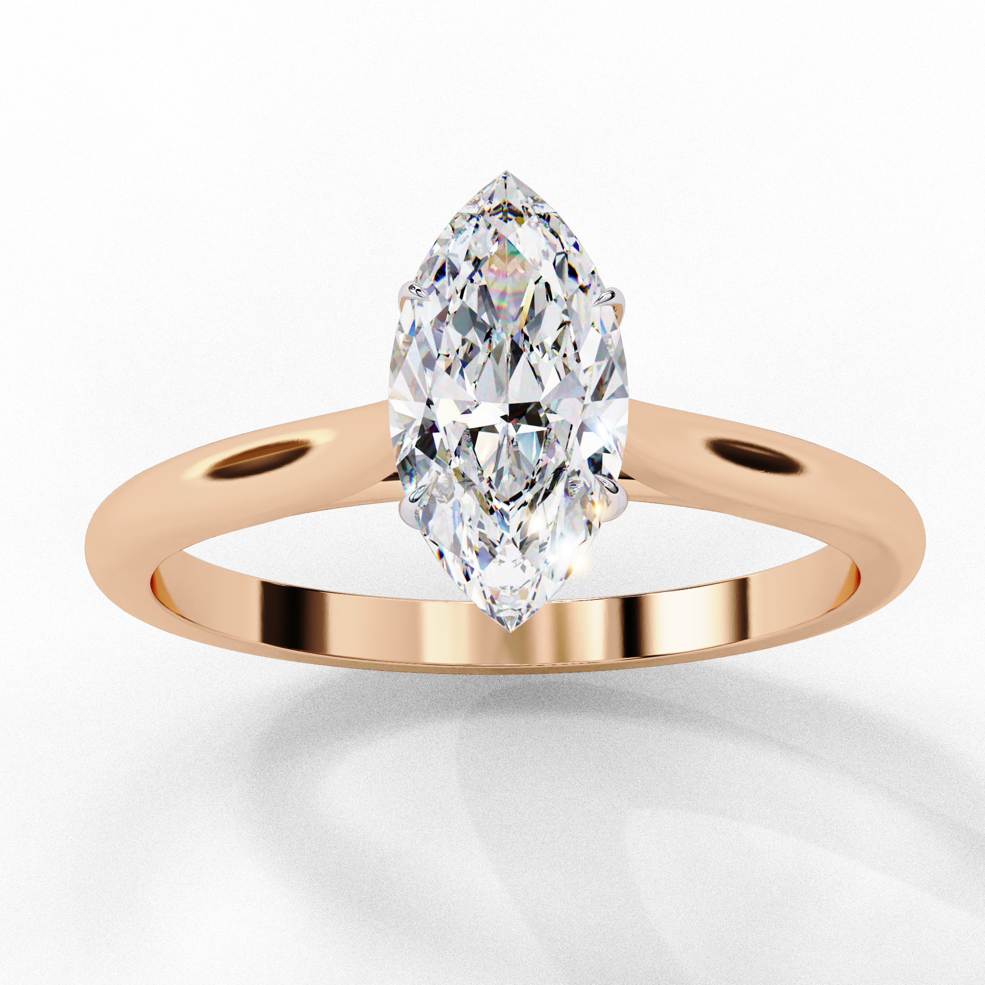 Classic Marquise Cut Solitaire Ring