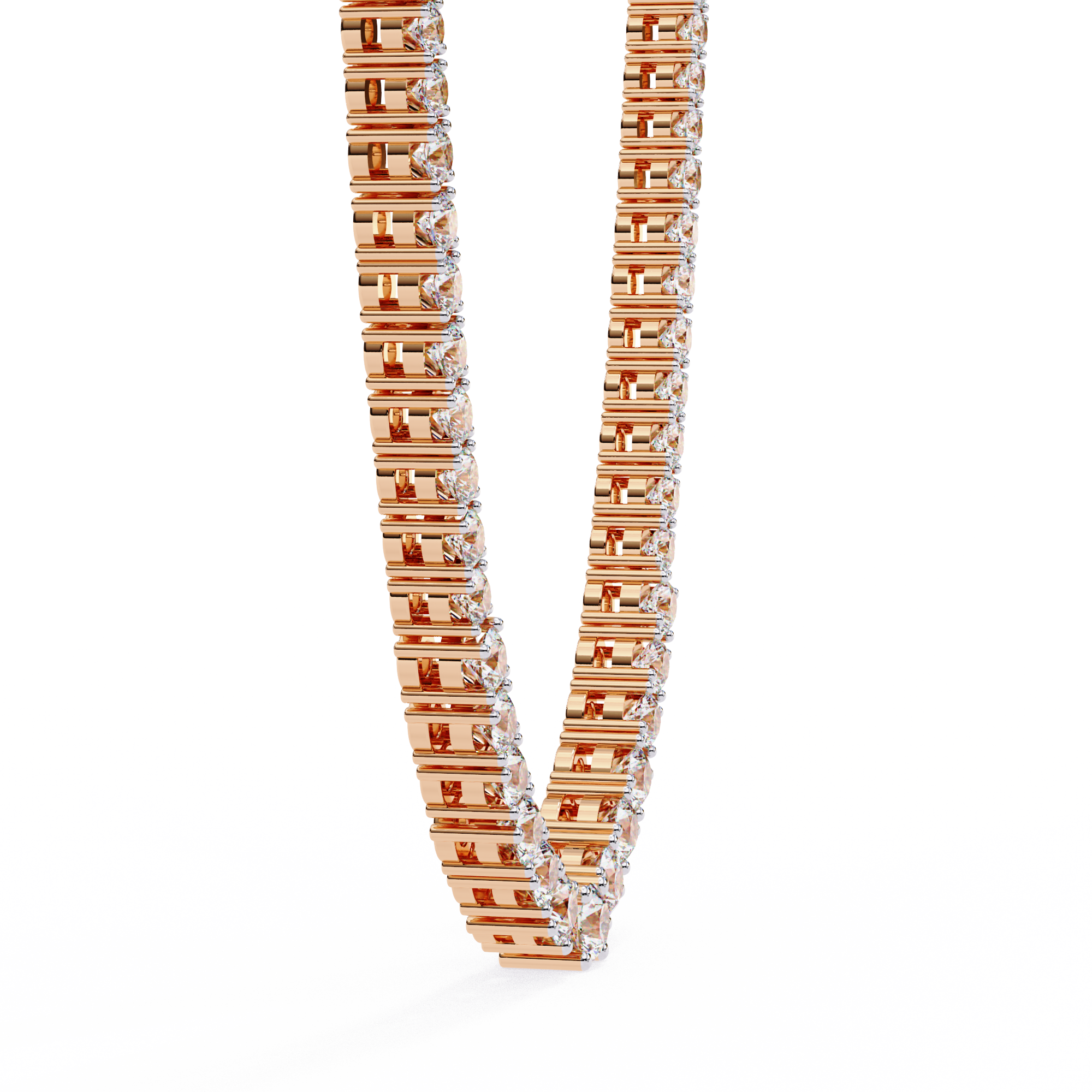 Lab Grown Diamond Tennis Necklace