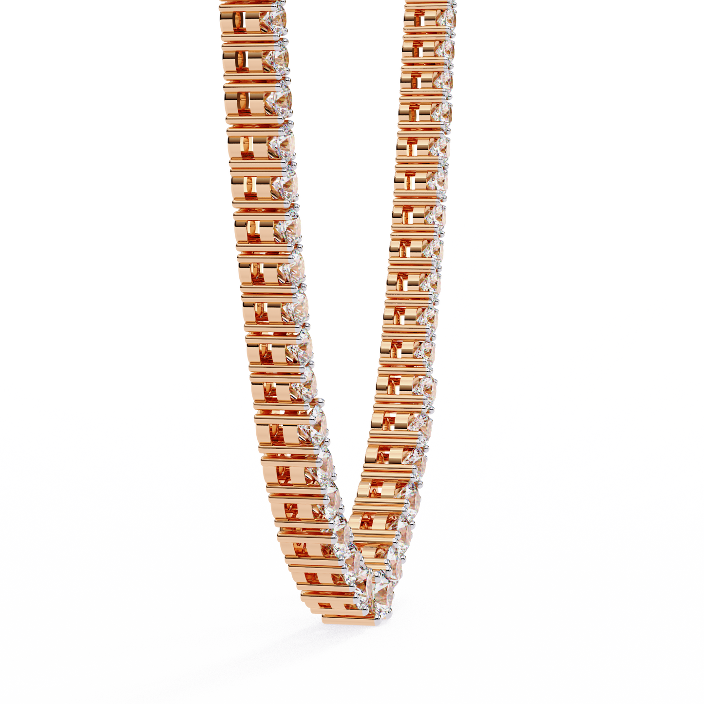 Lab Grown Diamond Tennis Necklace