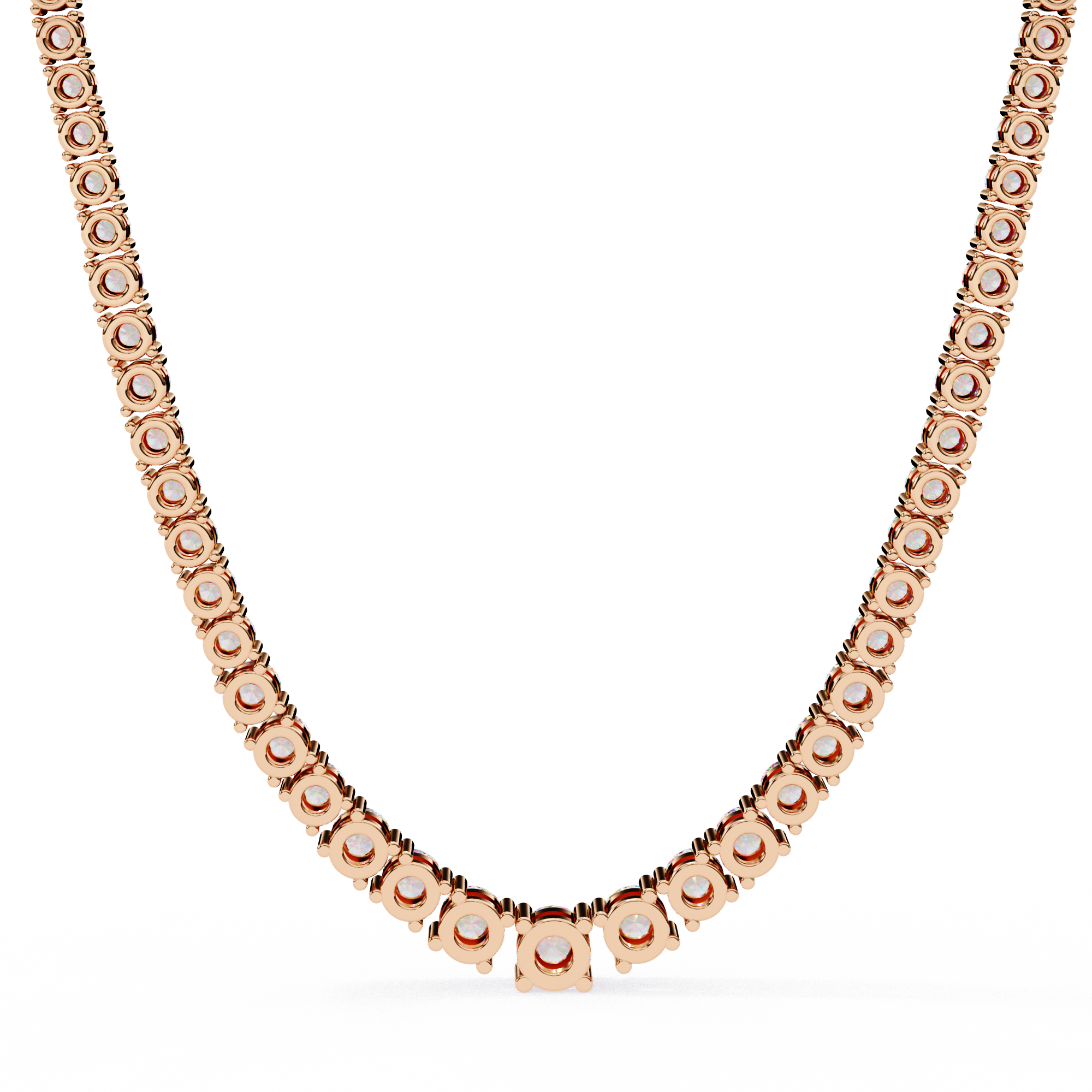 Lab Grown Diamond Tennis Necklace