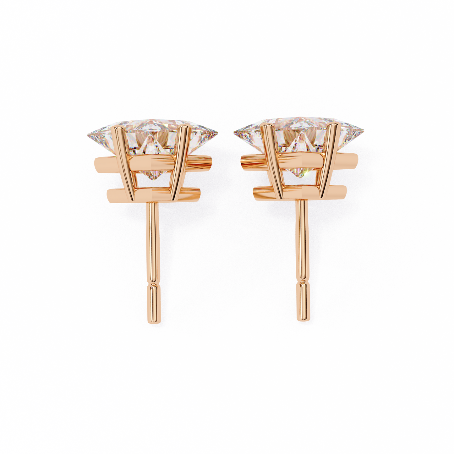 Princess Diamond Earrings