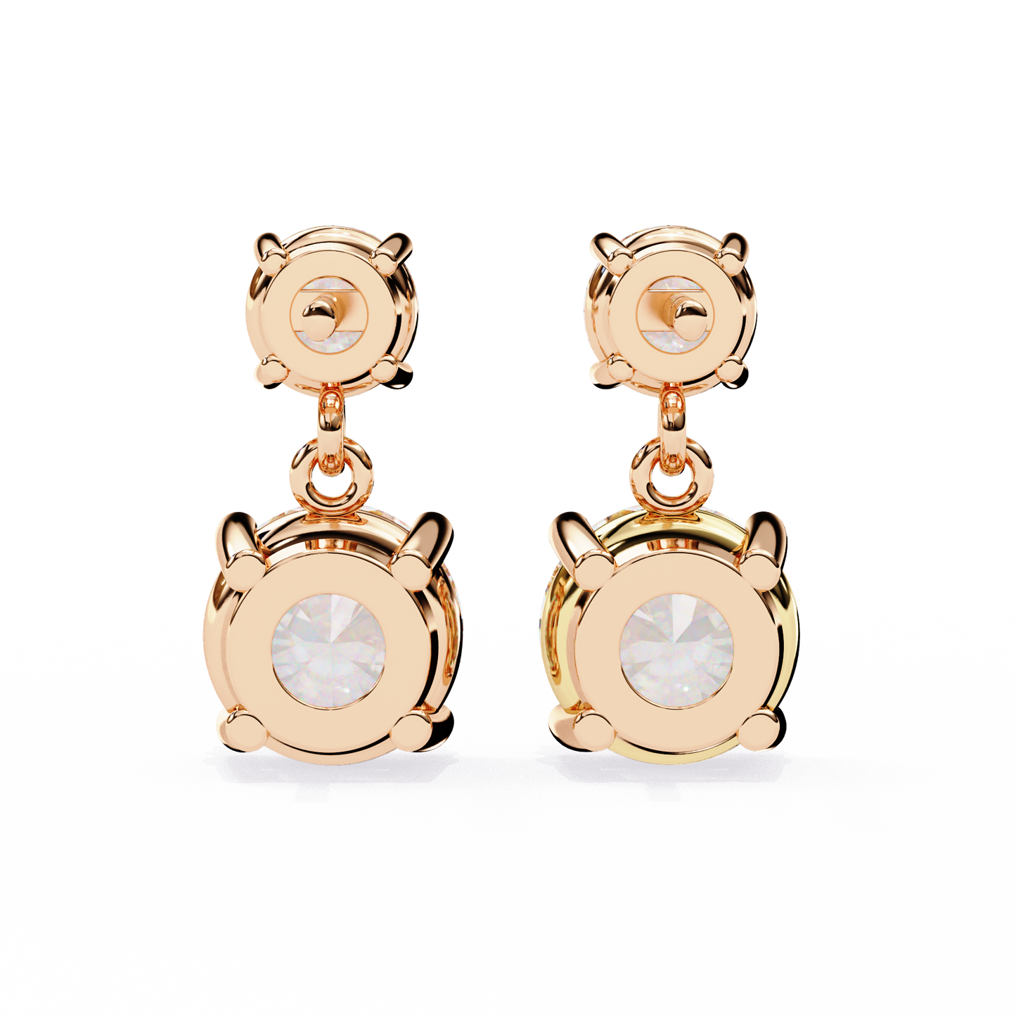 Diamond Duo Stud Earrings