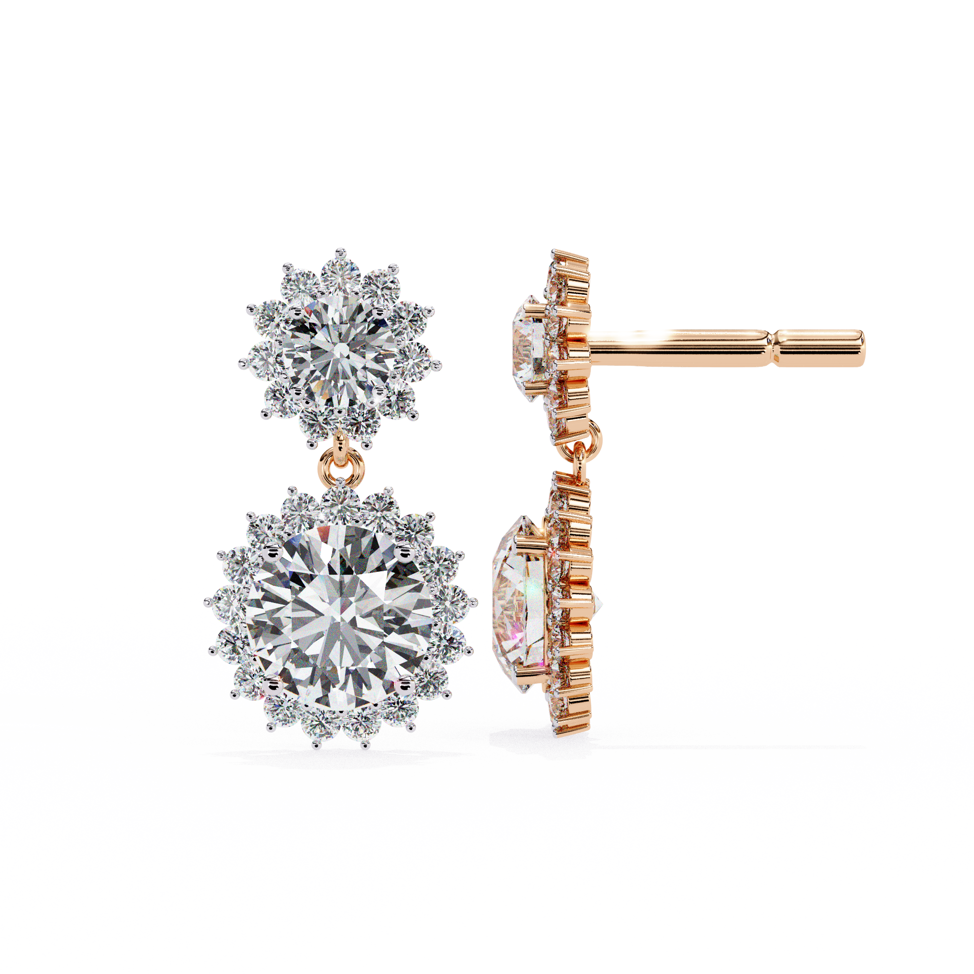 Floral Cluster Earrings
