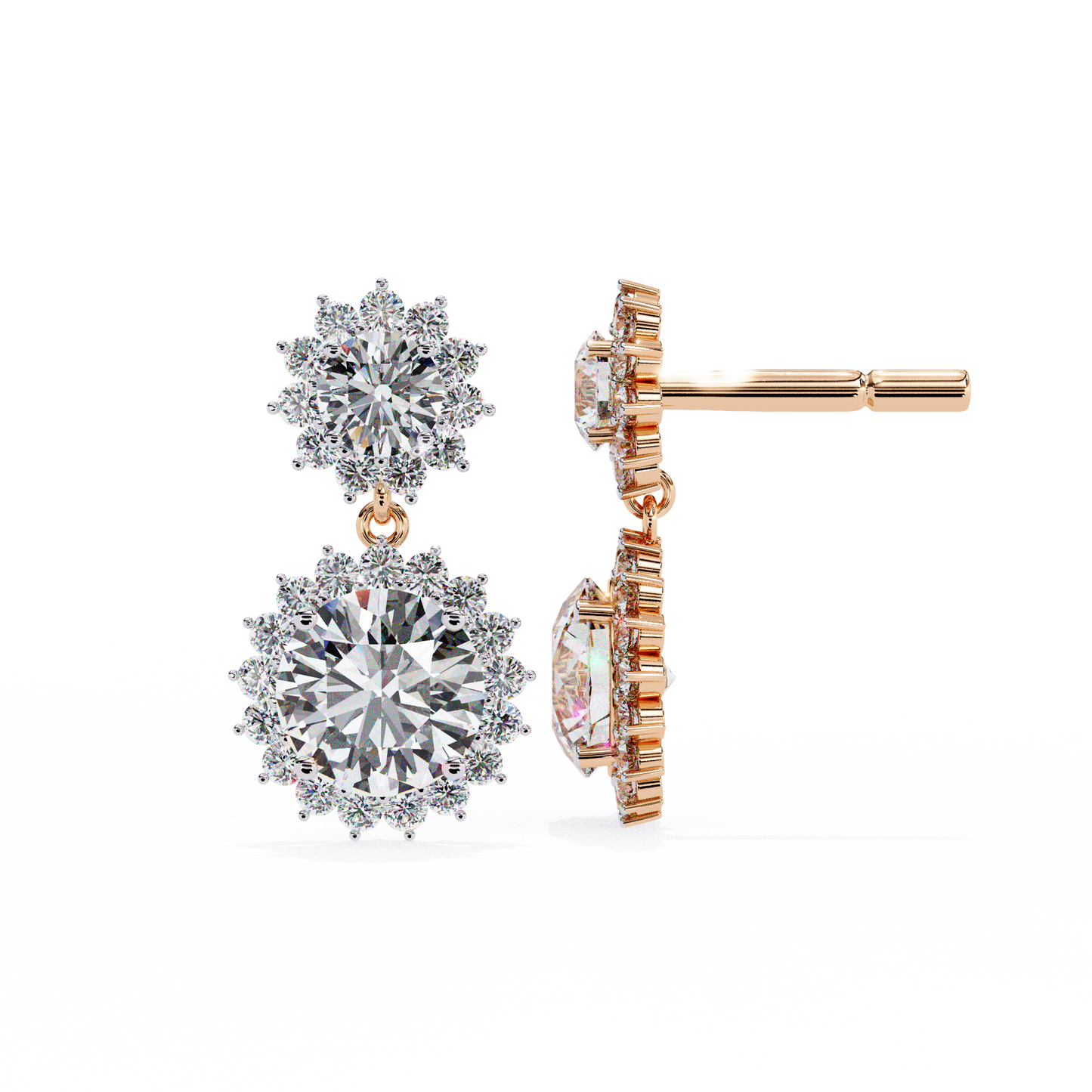 Floral Cluster Earrings