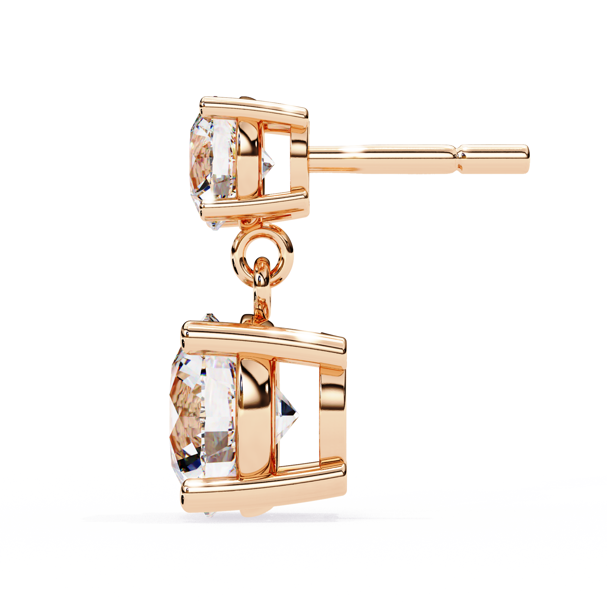 Diamond Duo Stud Earrings