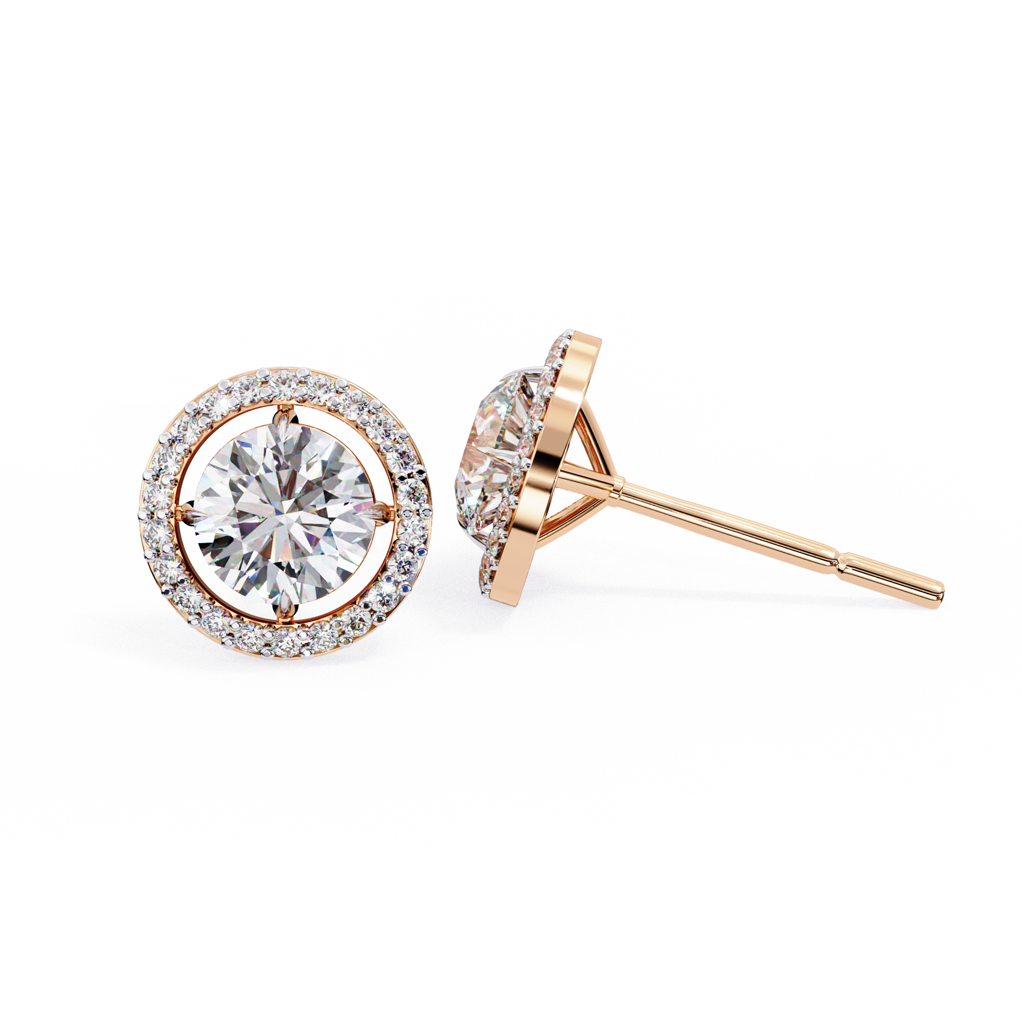 Buy Classic Round Diamond Studs