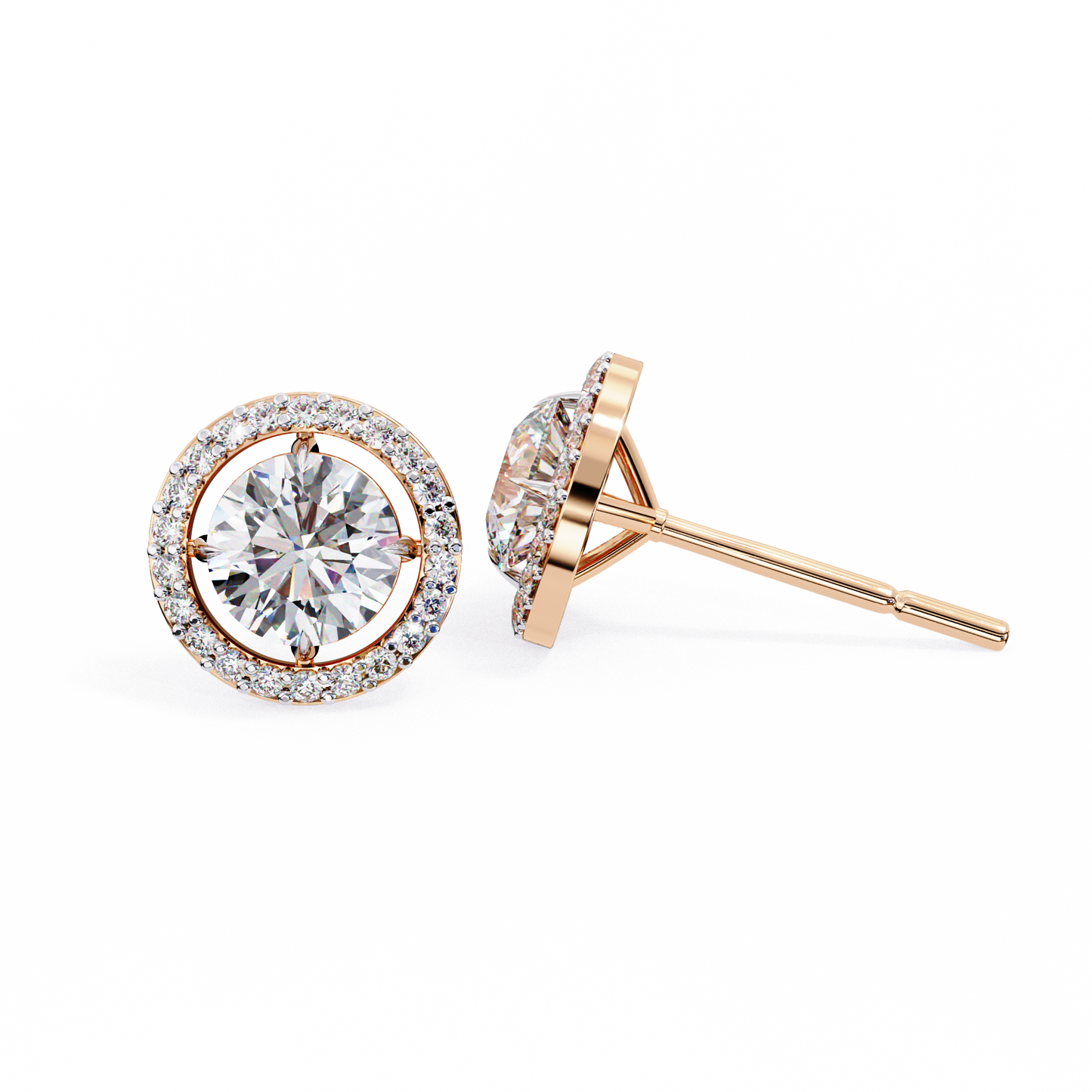 Buy Classic Round Diamond Studs