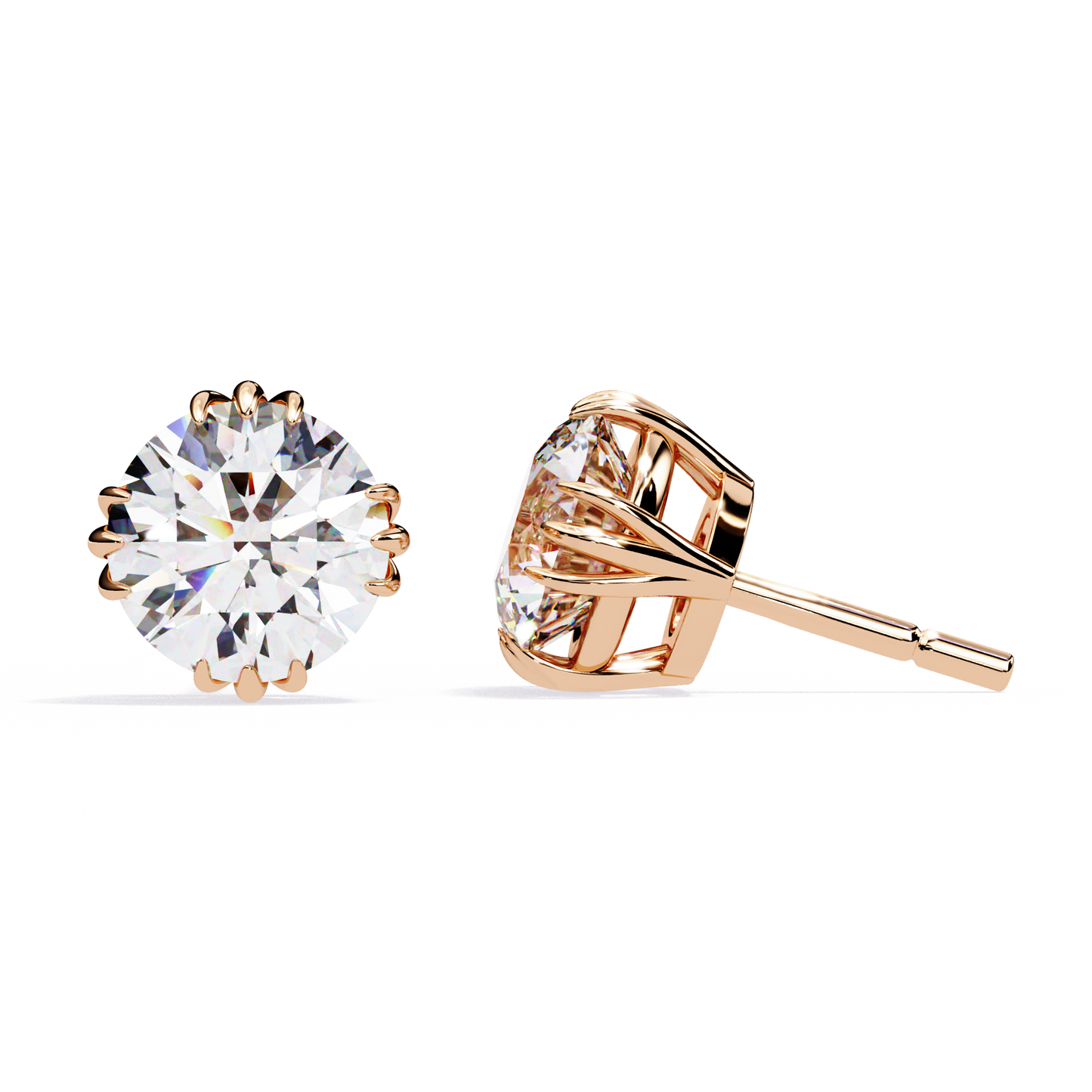 Trinity 2-carat Diamond Studs