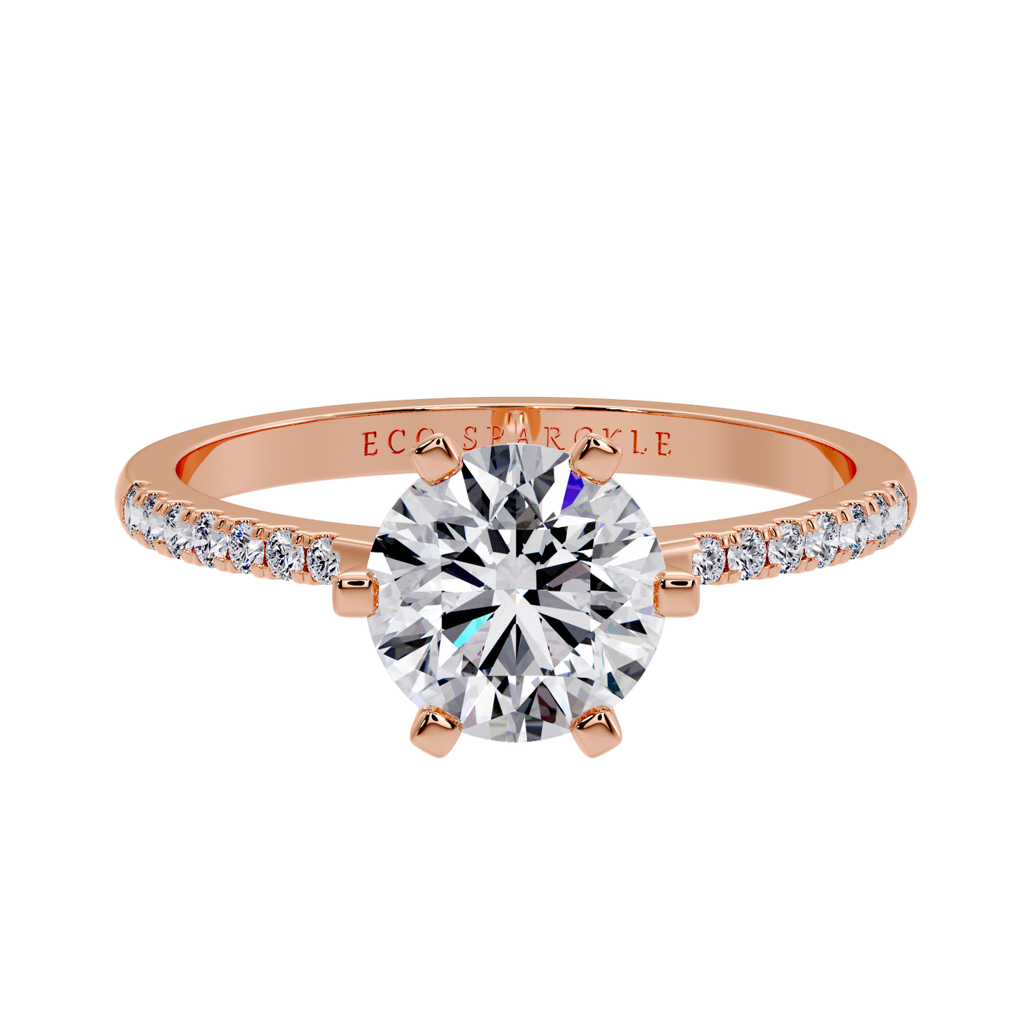 ROUND DIAMOND RING 6 PRONG