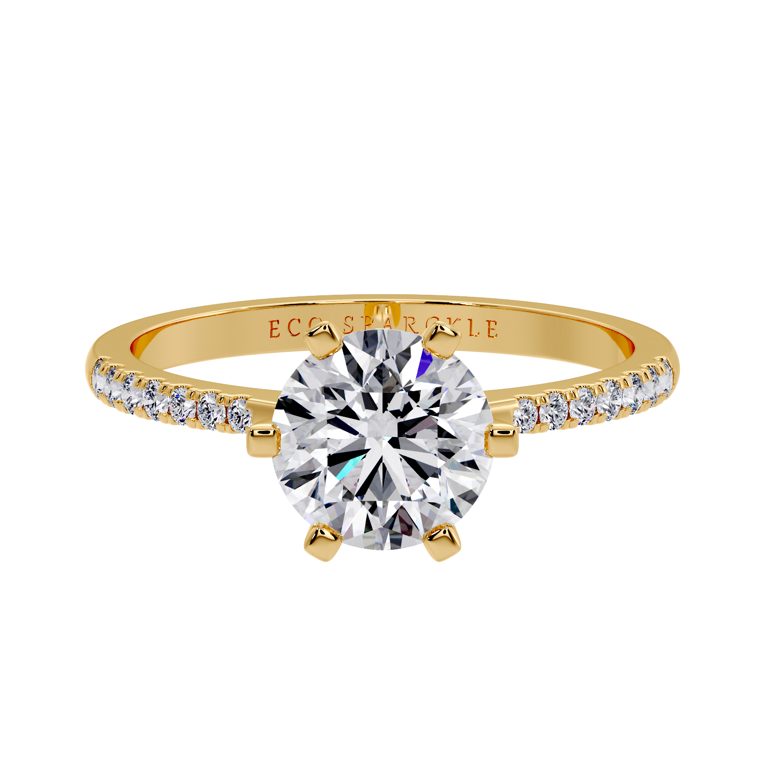 ROUND DIAMOND RING 6 PRONG