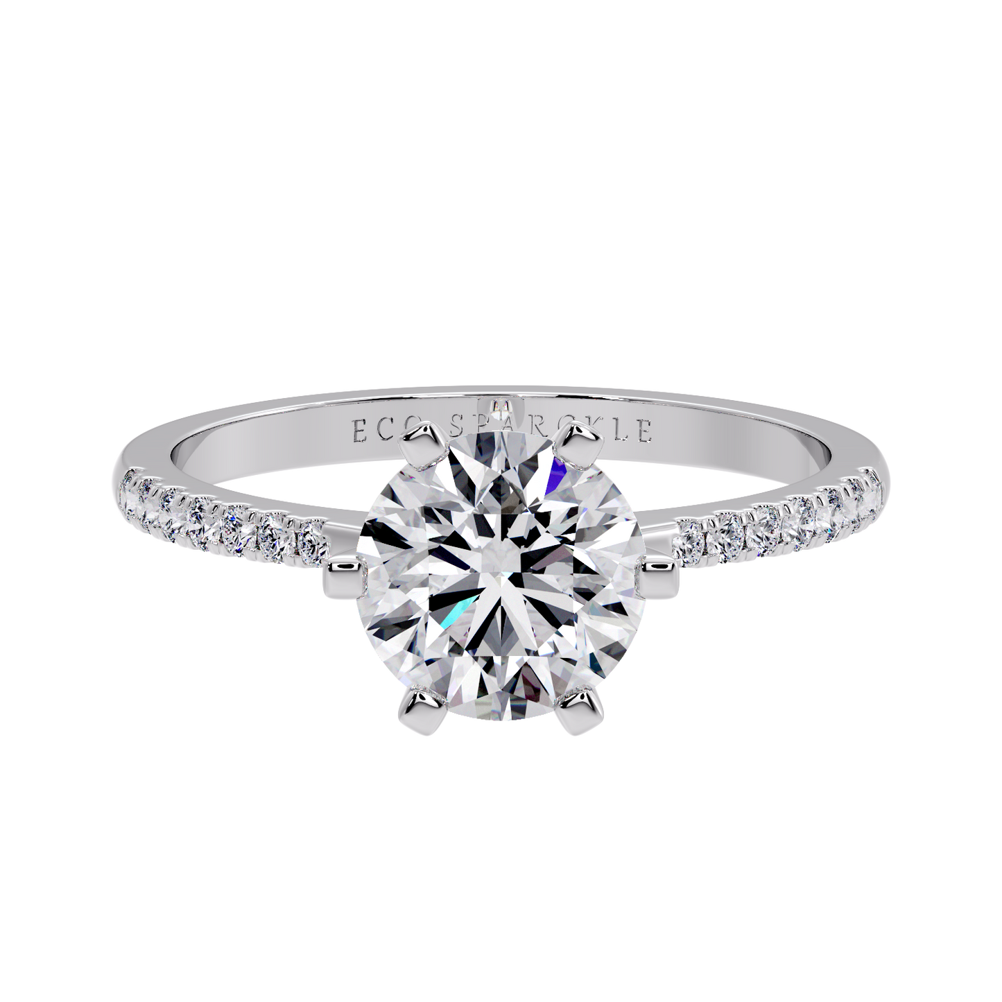 ROUND DIAMOND RING 6 PRONG