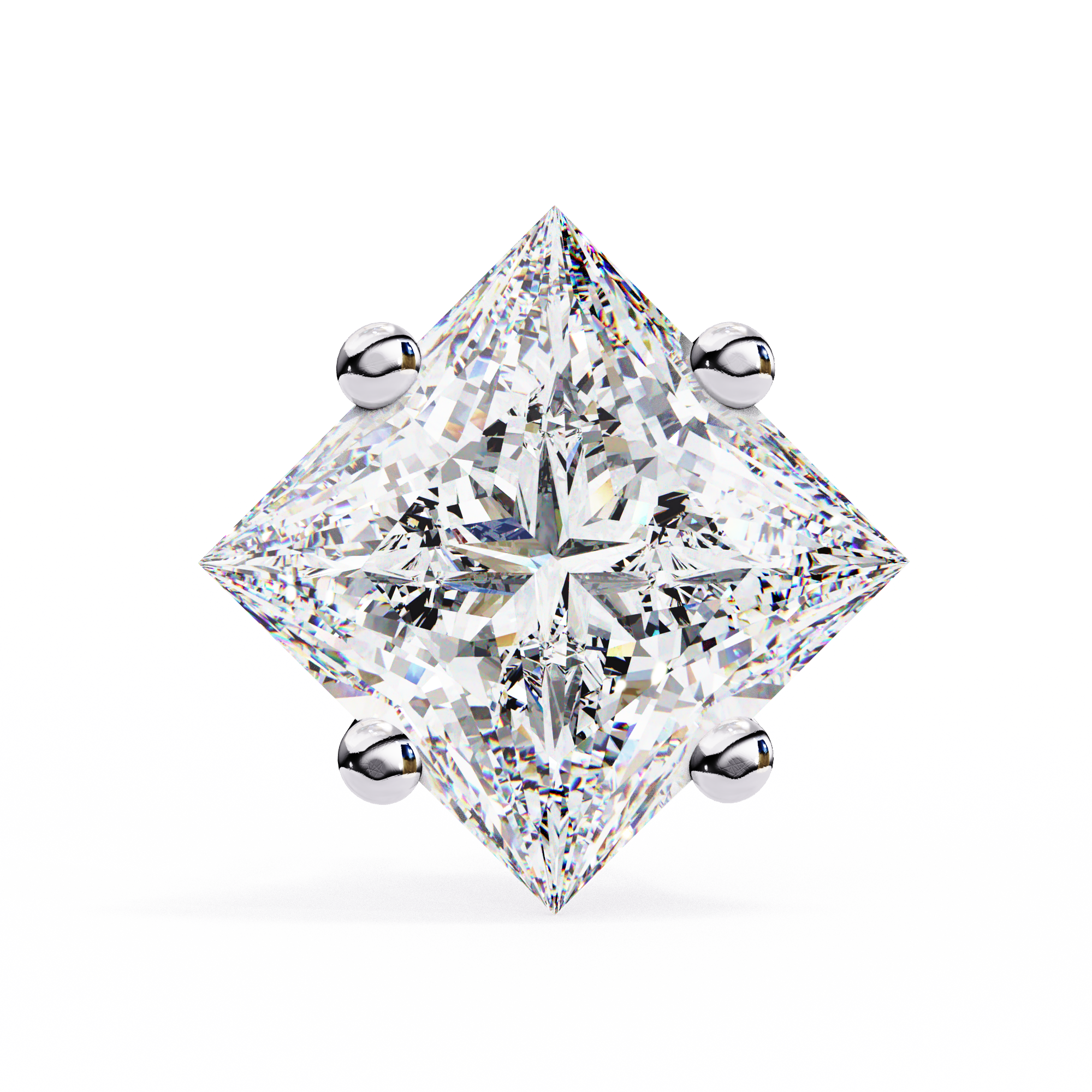 Princess Diamond Earrings