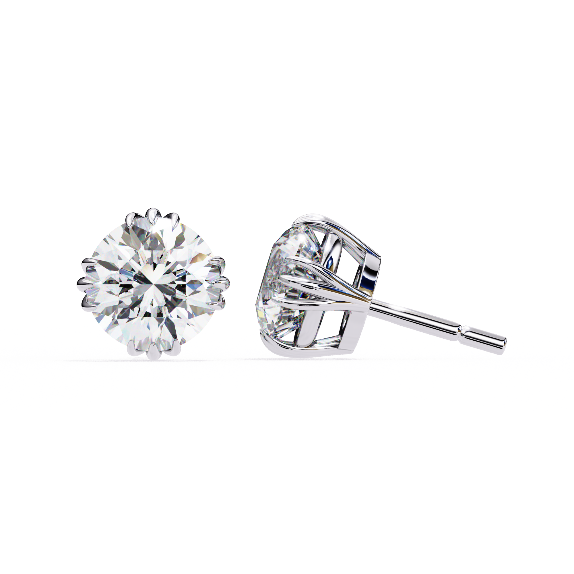 Trinity 2-carat Diamond Studs