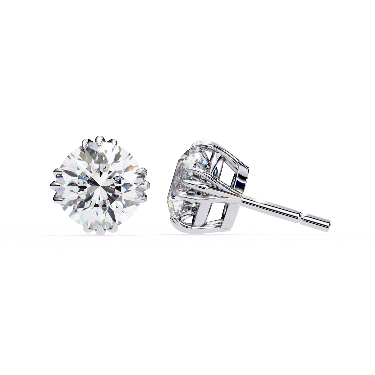 Trinity 2-carat Diamond Studs