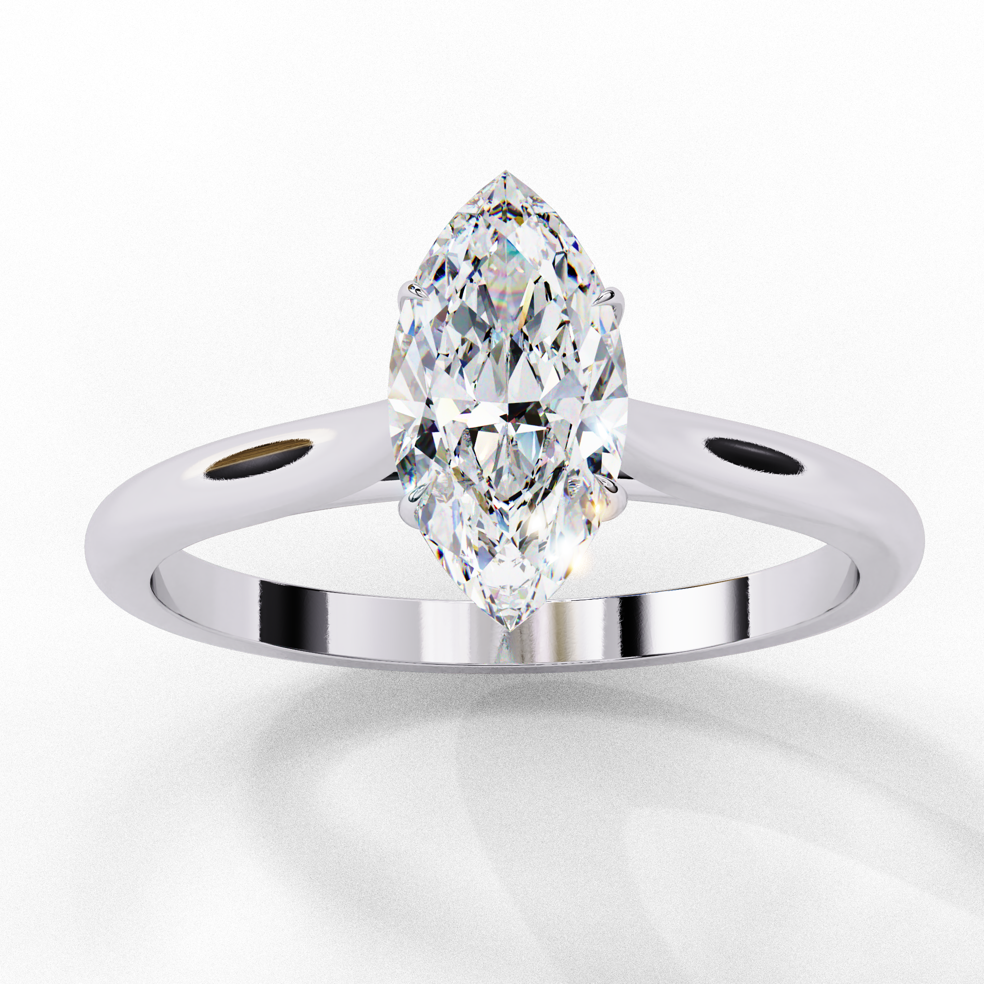 Classic Marquise Cut Solitaire Ring