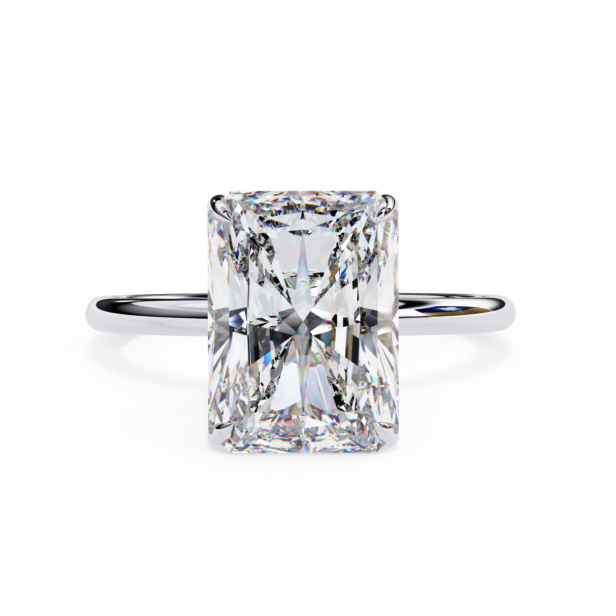 Radiant Solitaire Ring