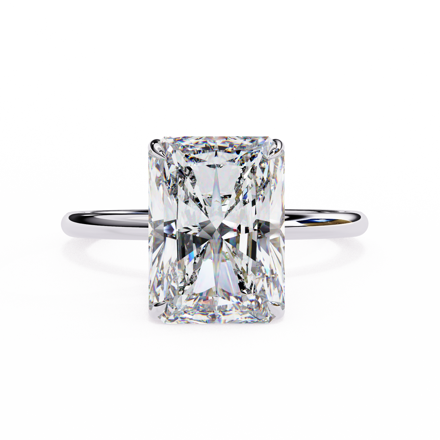 Radiant Solitaire Ring