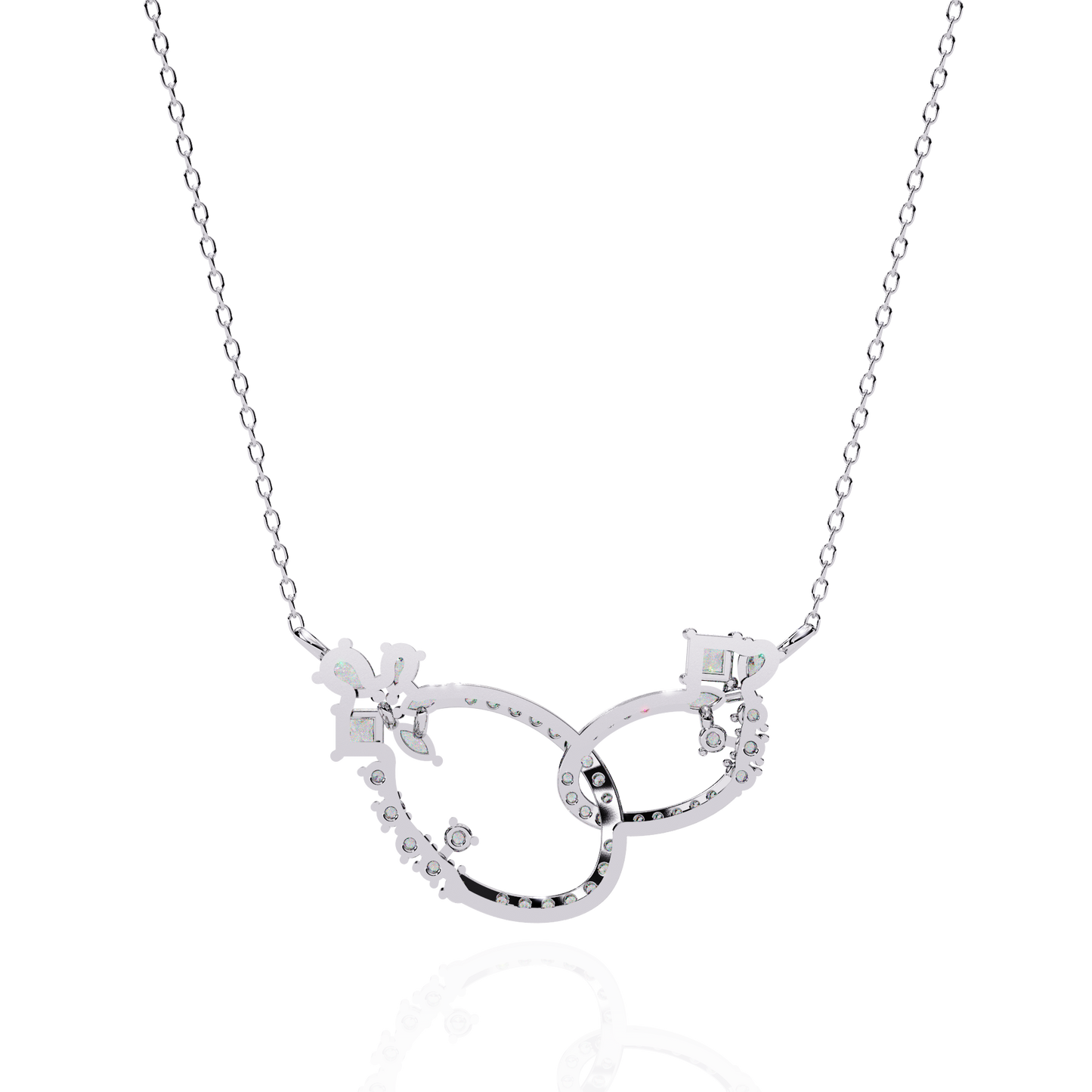 Round Lab Grown Diamond Necklaces