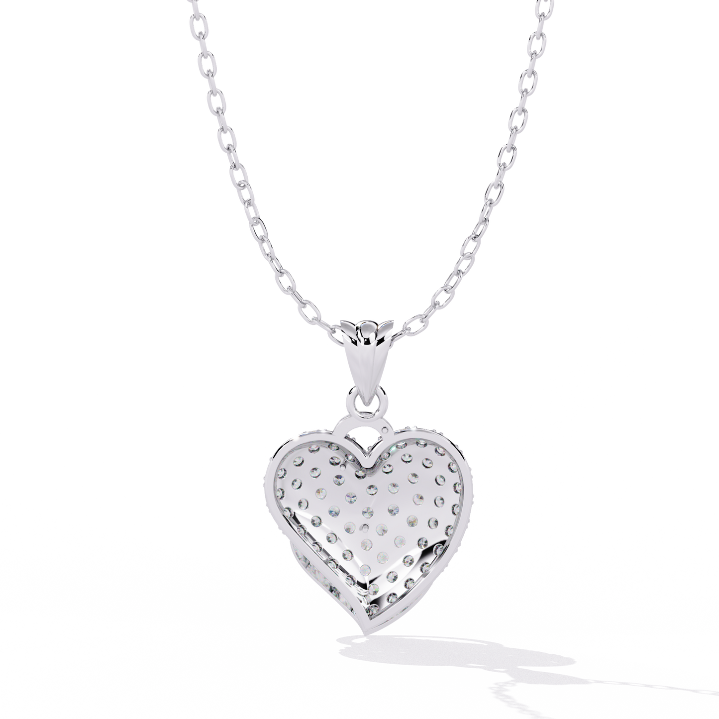 Gold Women Lab Grown Diamond Pendant