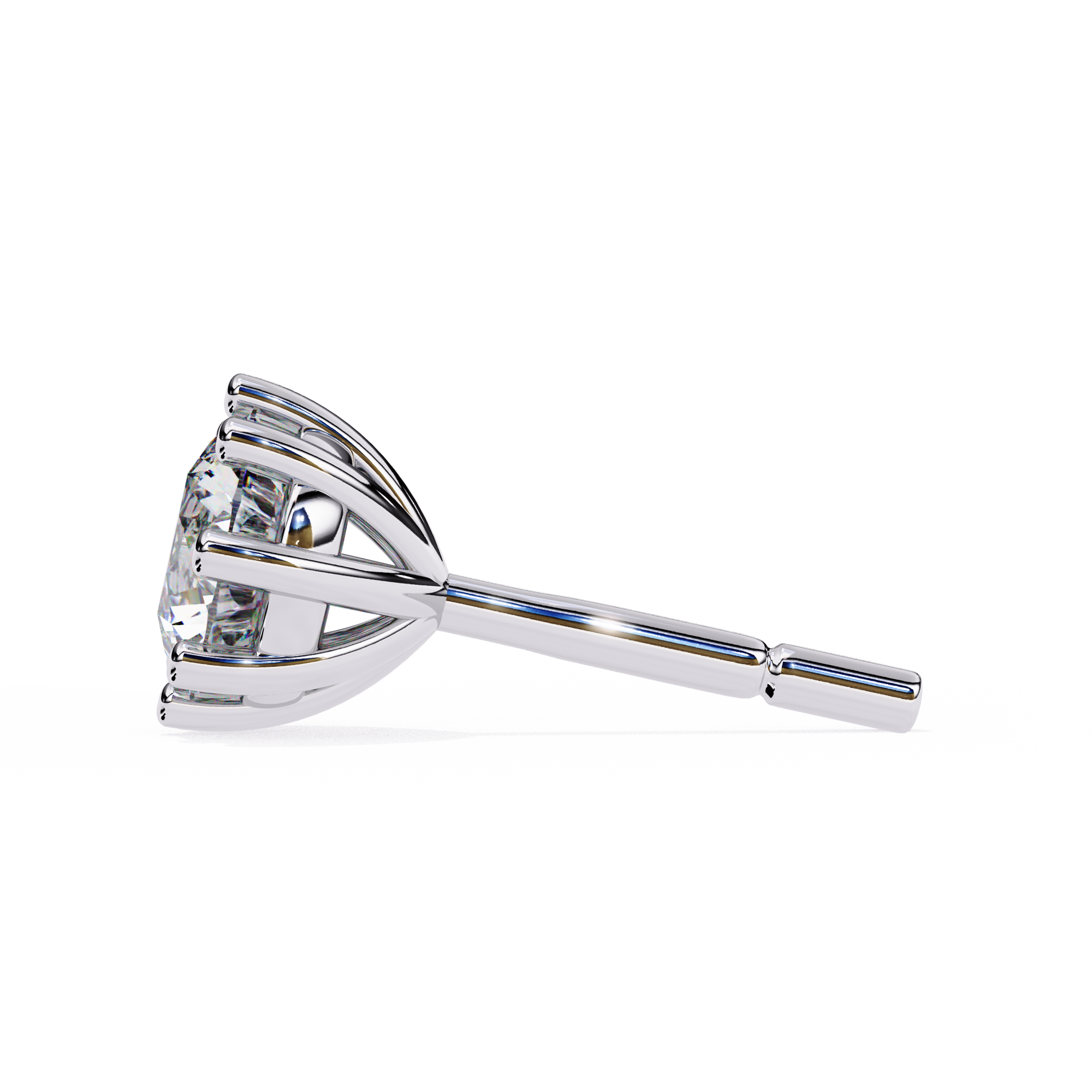 8 Prong Stud Earring