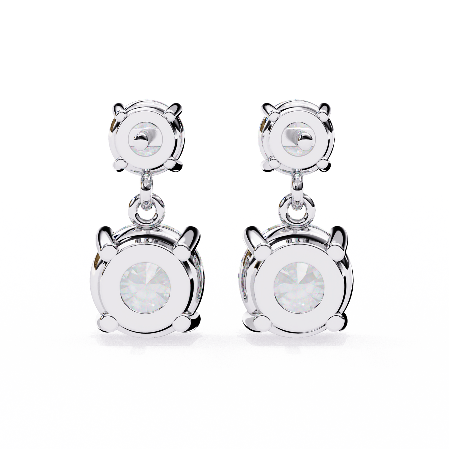 Diamond Duo Stud Earrings