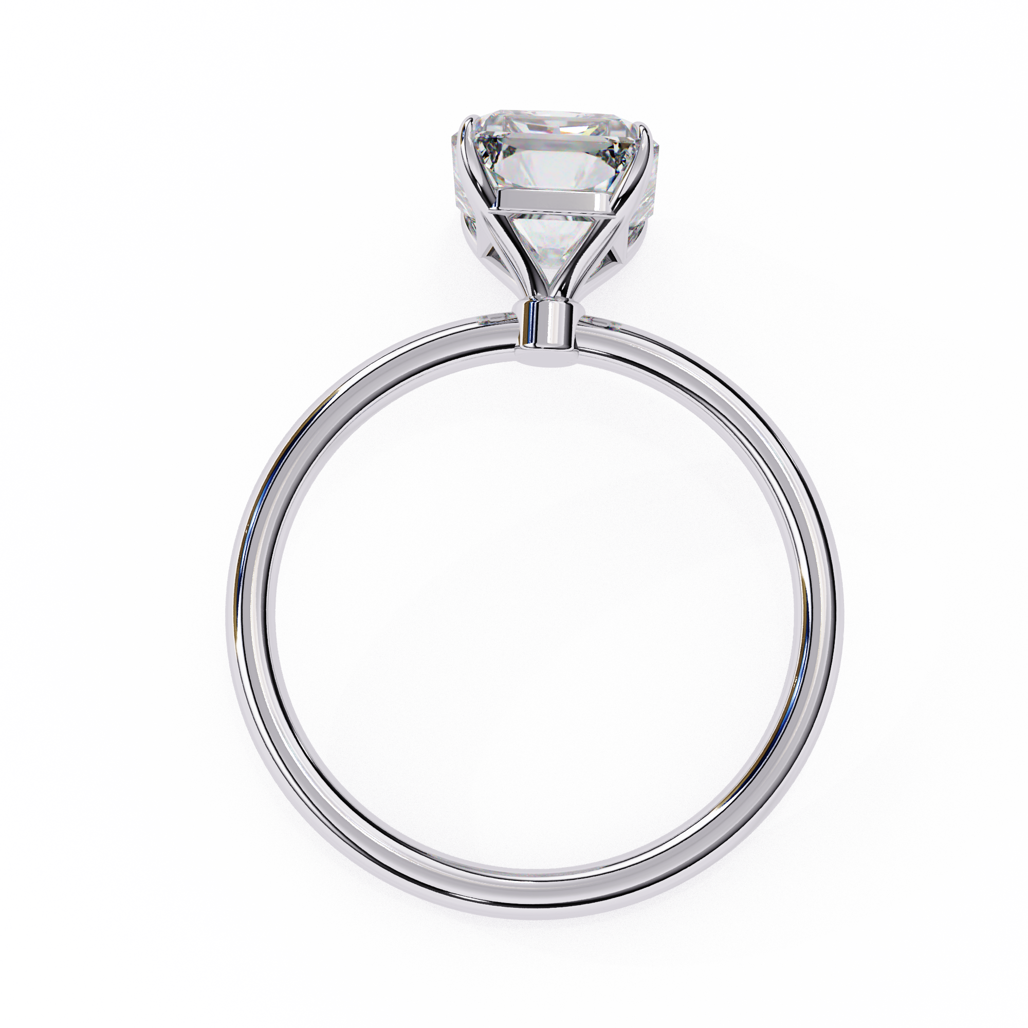 Radiant Solitaire Ring