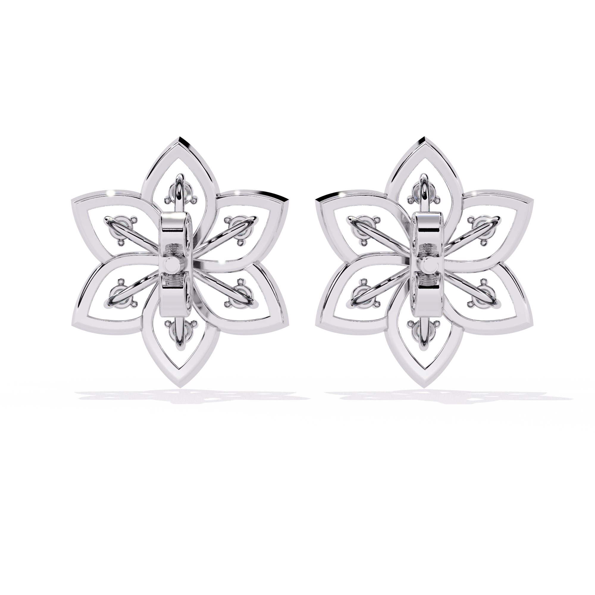 Pretty Petals Diamond Studs