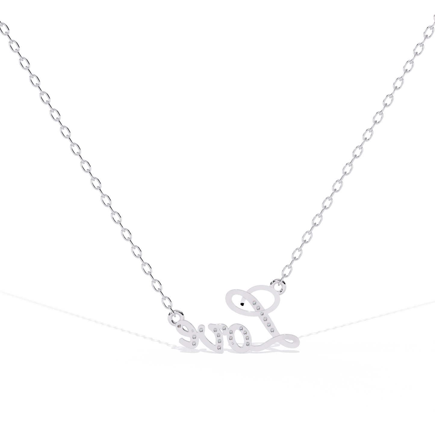 Diamond Necklace for women LOVE Pendant