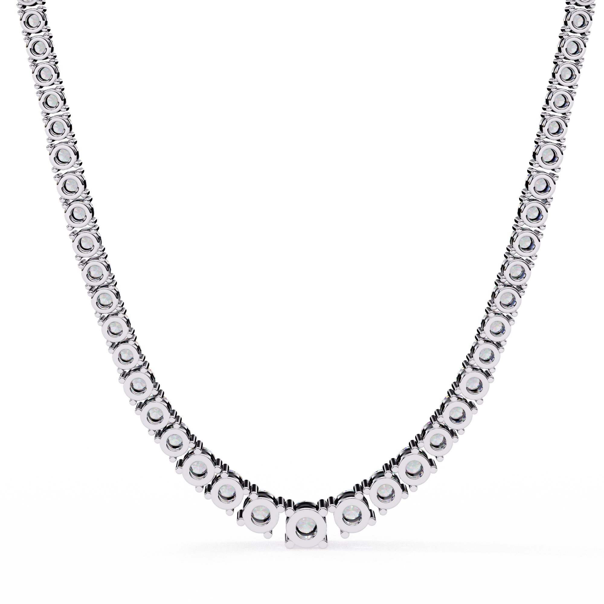 Lab Grown Diamond Tennis Necklace