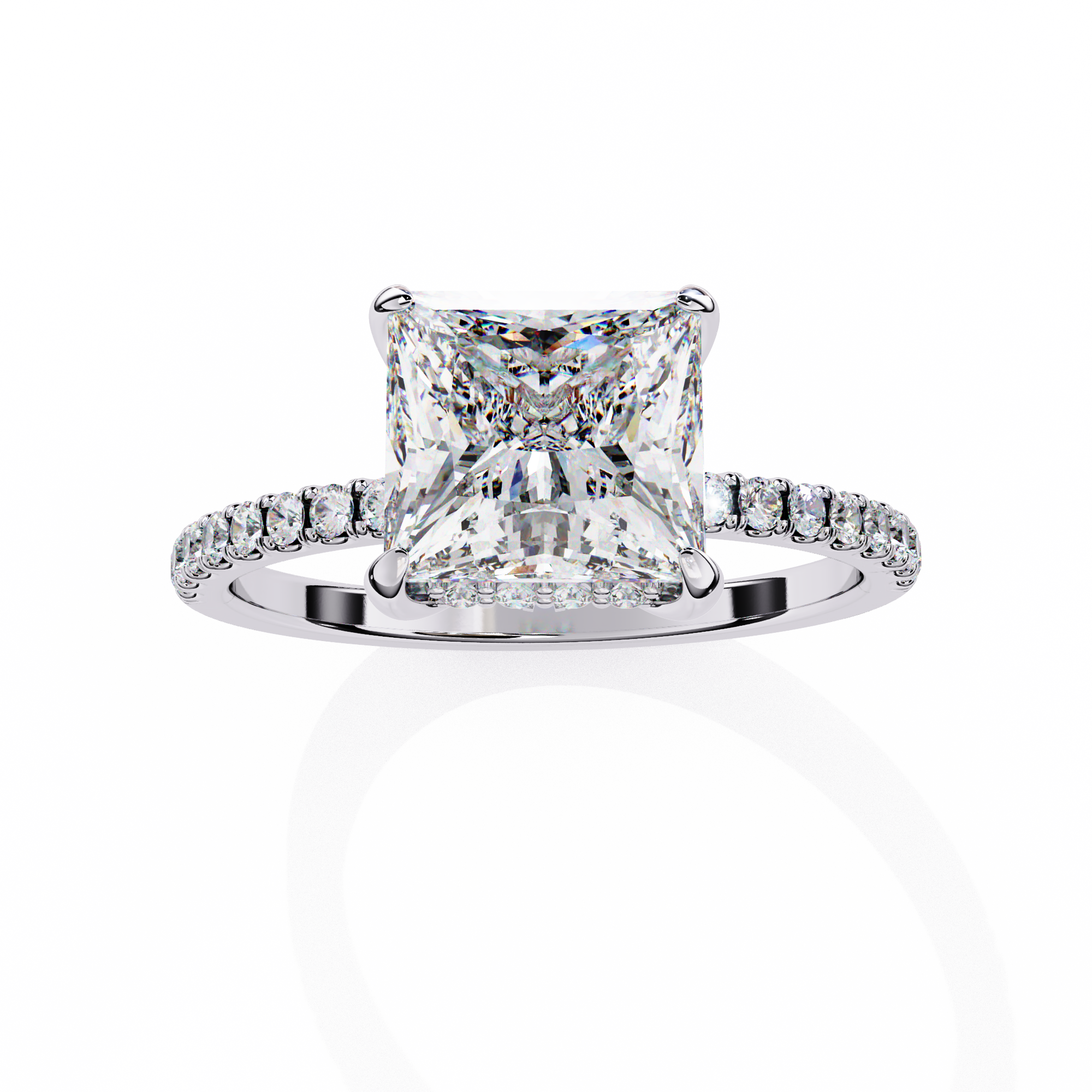 Princess cut Lab Grown Diamond Diamond
