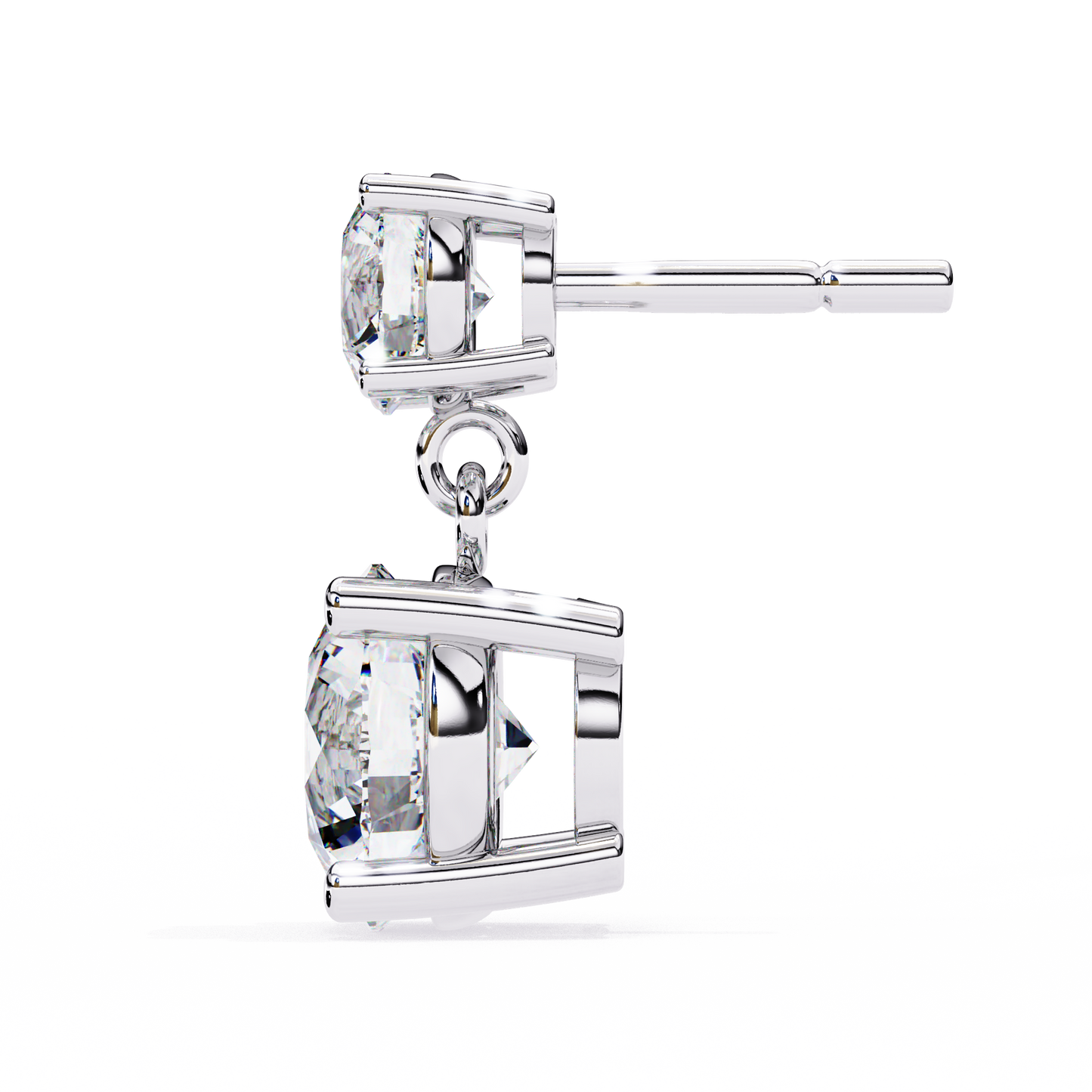 Diamond Duo Stud Earrings