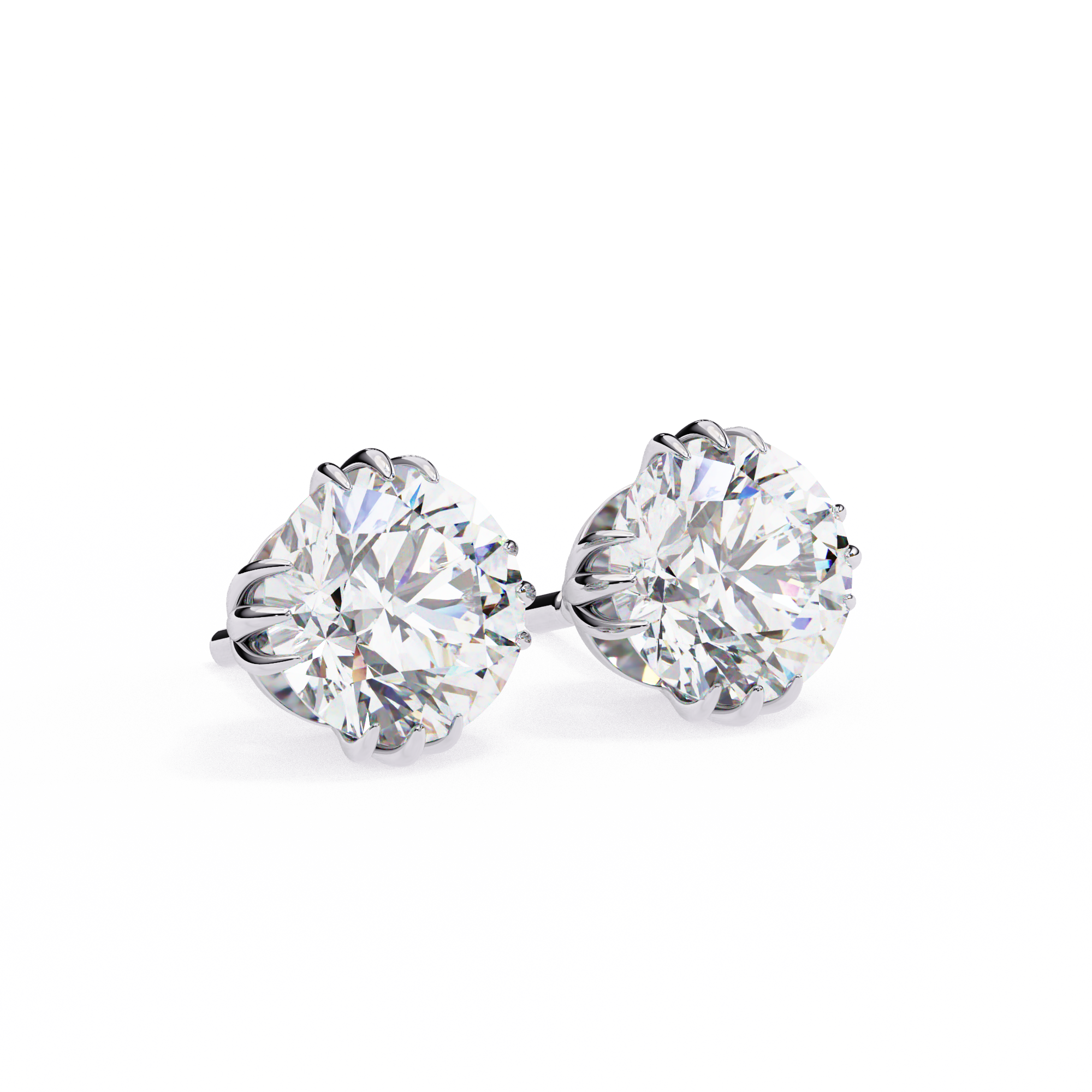 Trinity 2-carat Diamond Studs