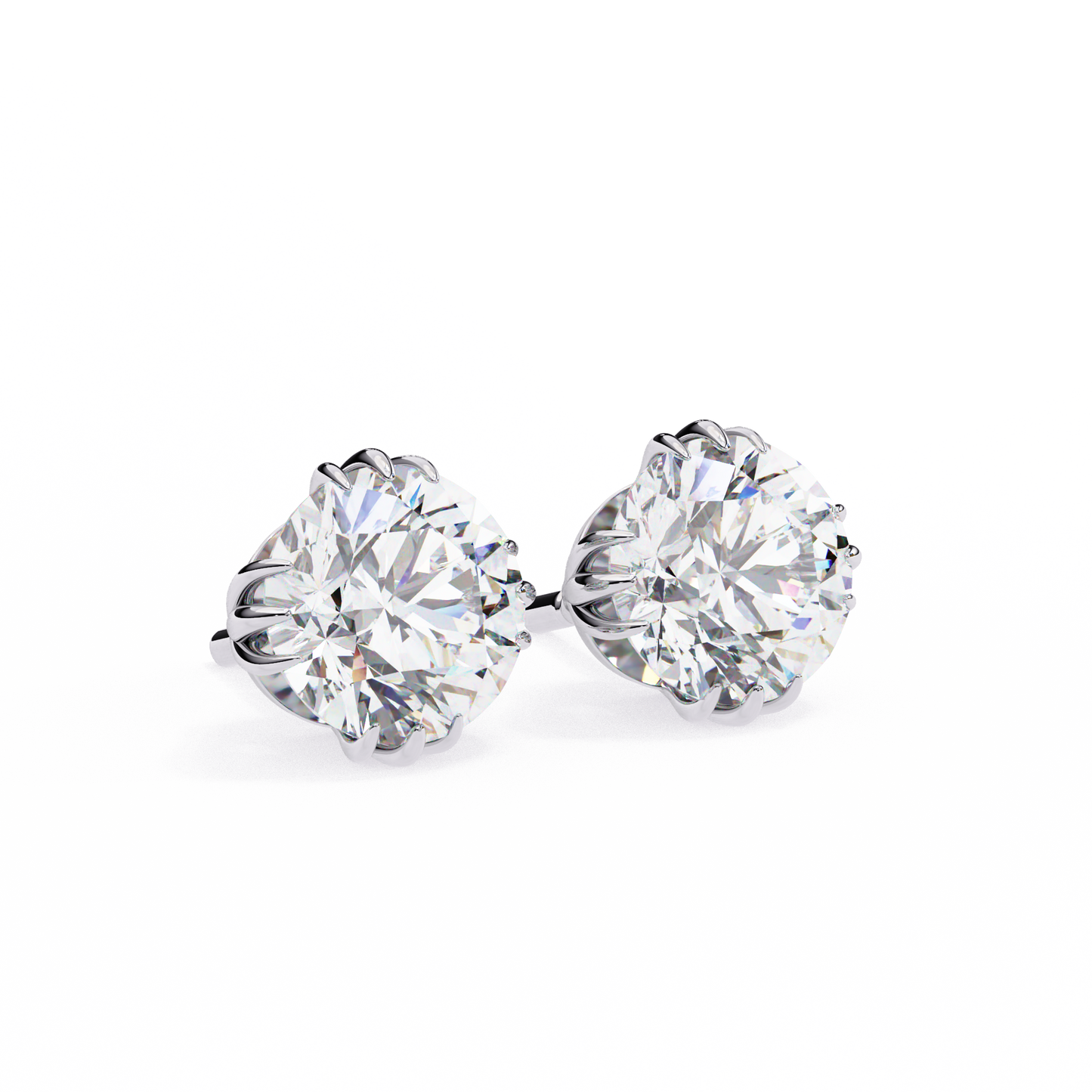 Trinity 2-carat Diamond Studs